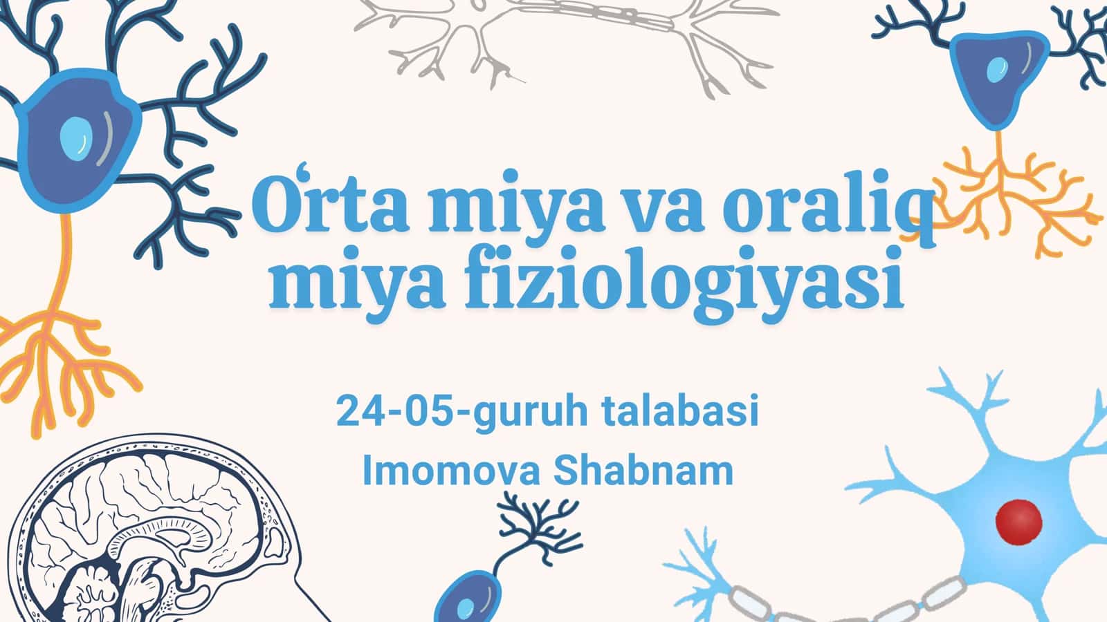 Oʻrta miya va oraliq miya fiziologiyasi