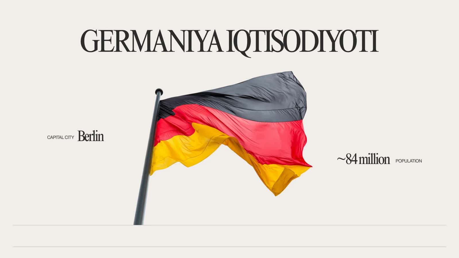 GERMANIYA IQTISODIYOTI