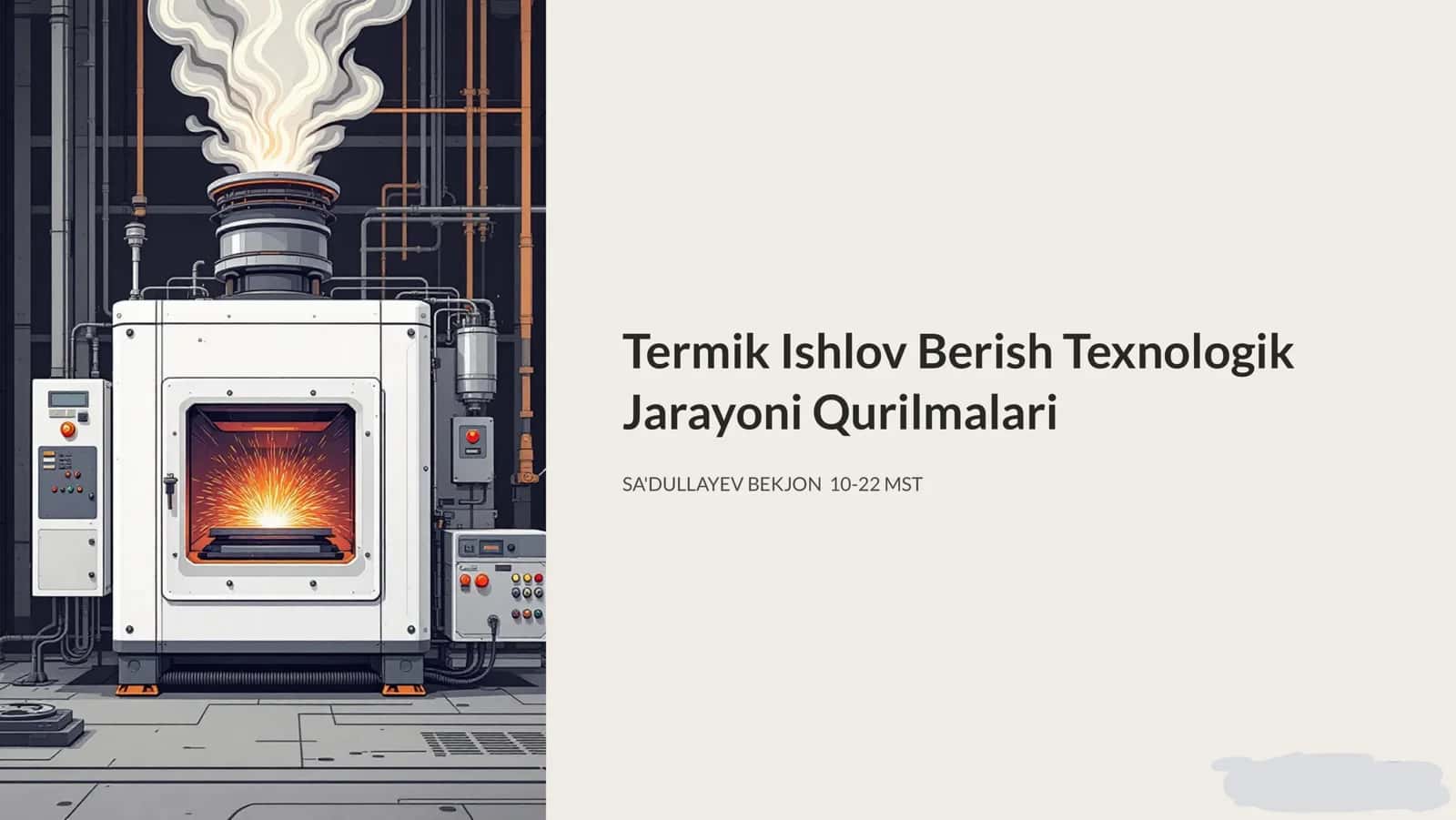 Termik Ishlov Berish Texnologik