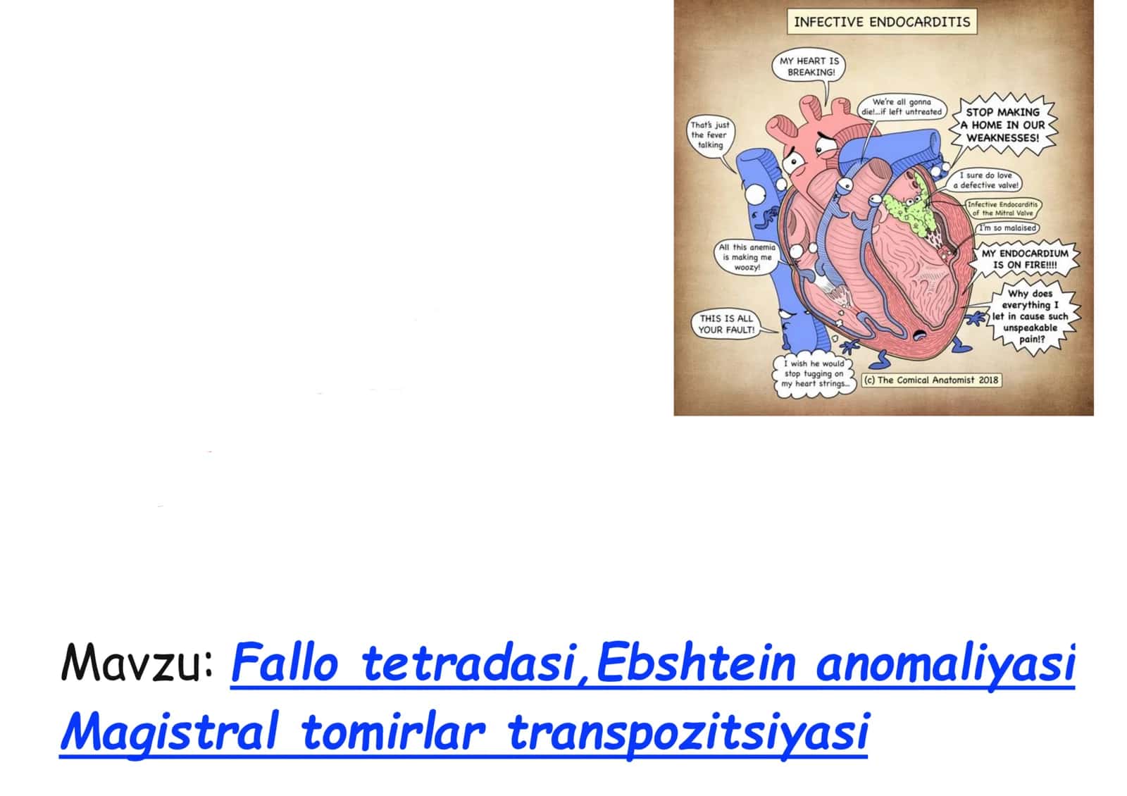 Sianoz. Fallo tetradasi