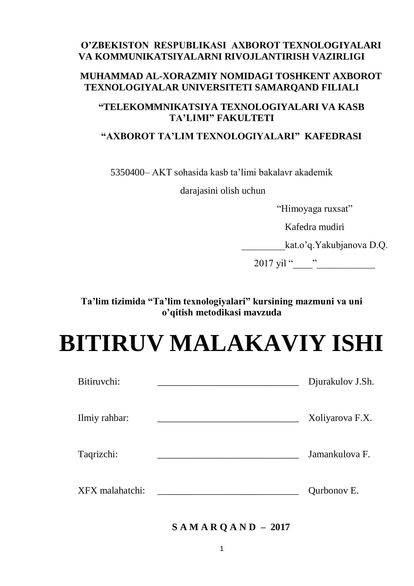 Ta'lim texnologiyalari
