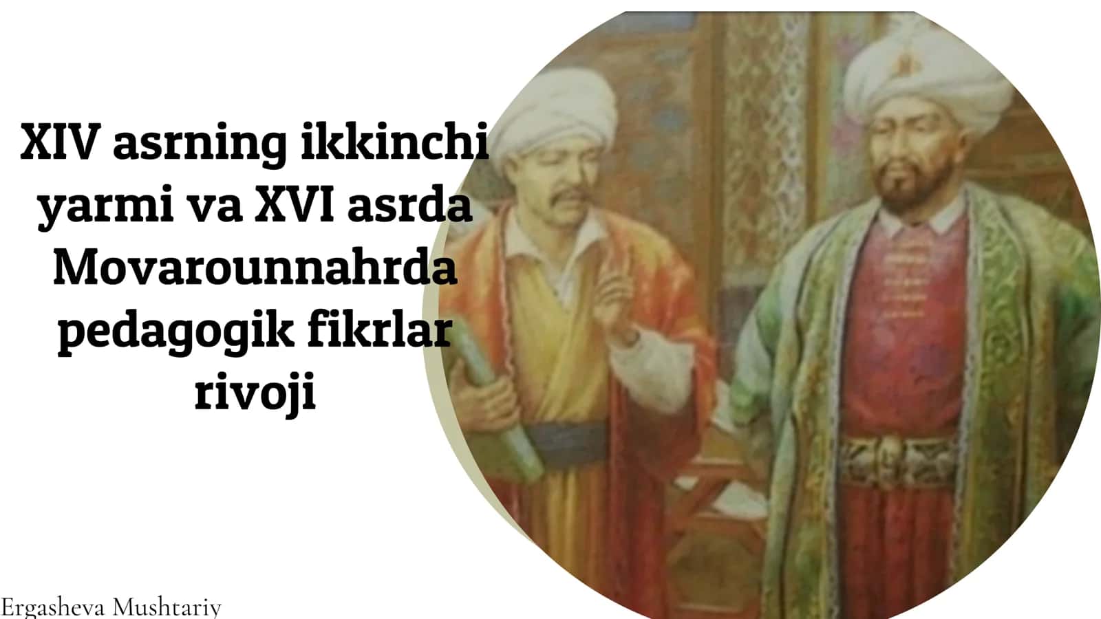 Pedagogik fikrlar rivoji