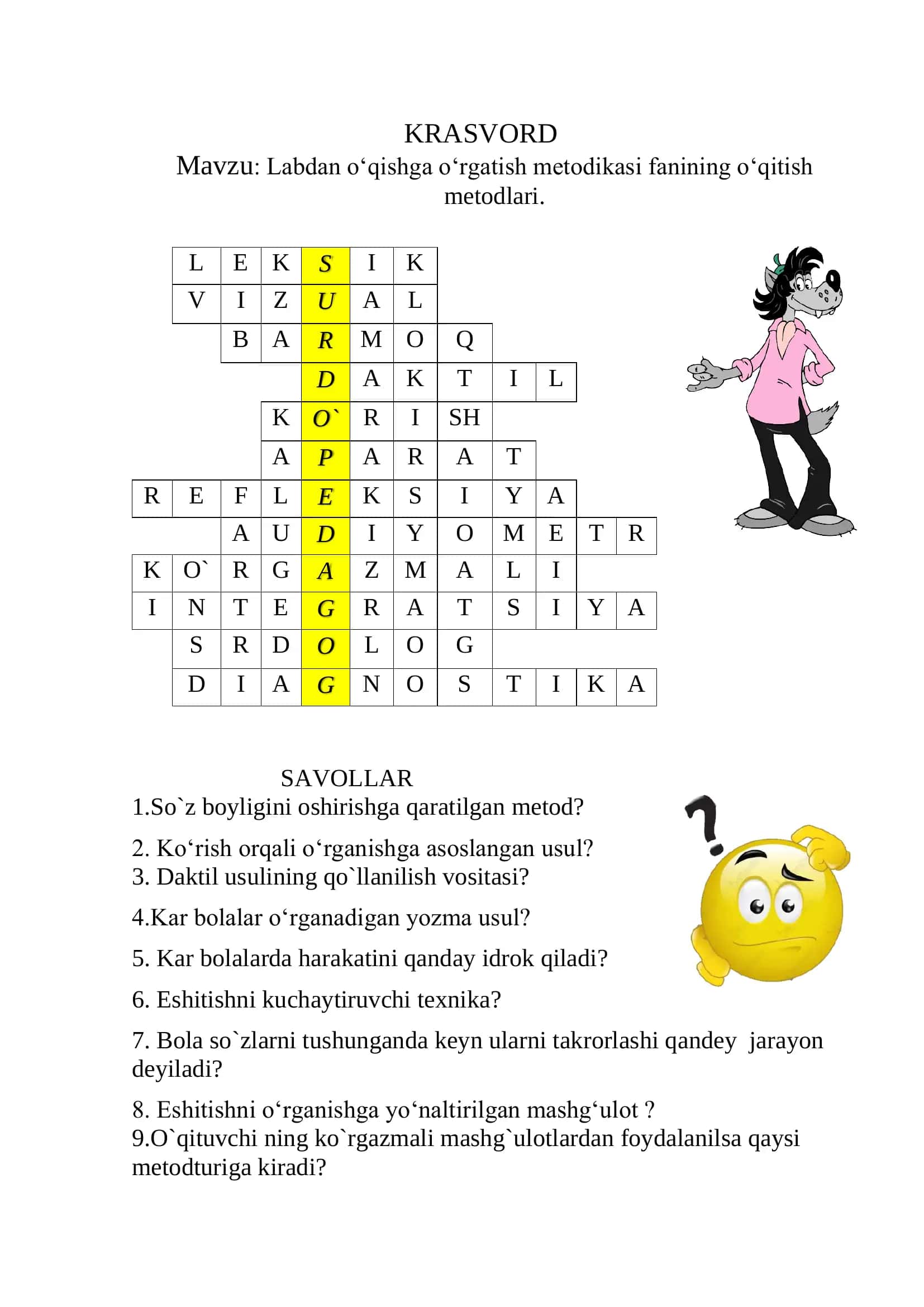 Labdan o‘qishga o‘rgatish metodikasi