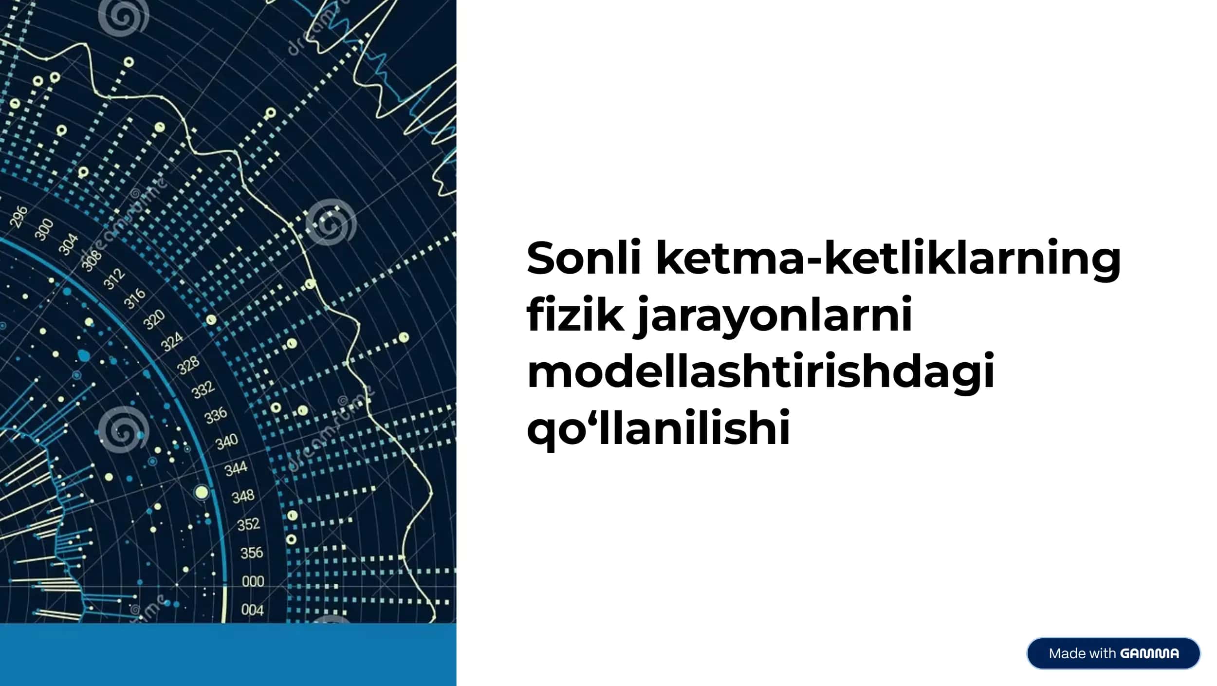 Fizik jarayonlarni modellashtirish