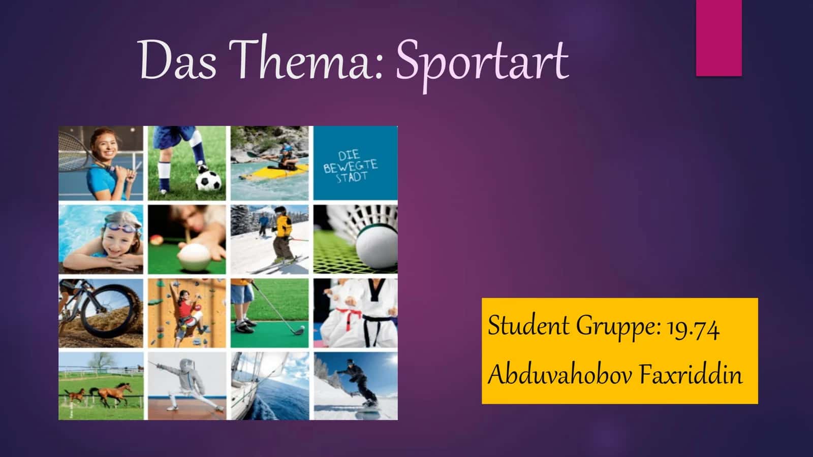 Sportart