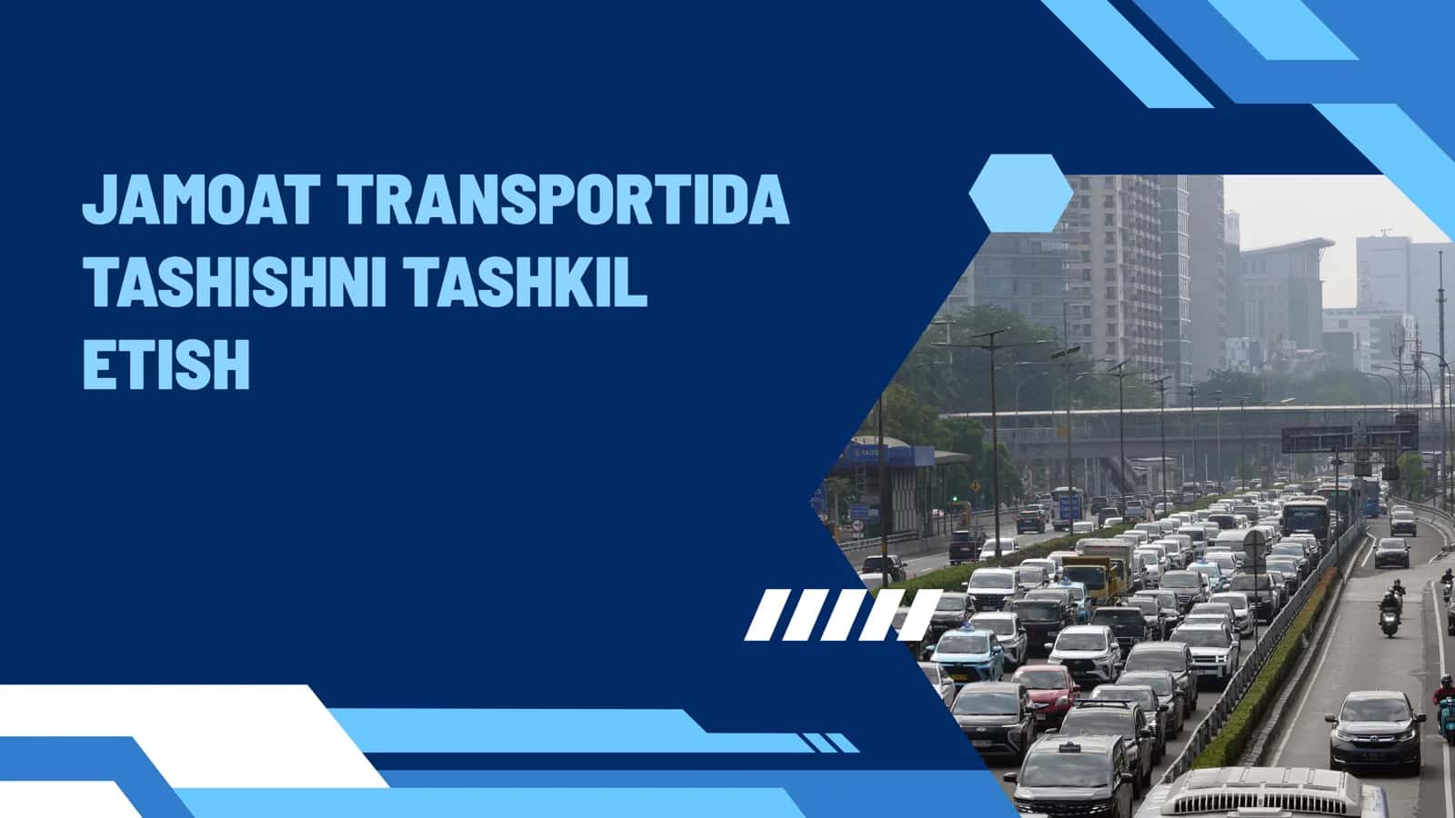 Jamoat transportida tashishni tashkil etish