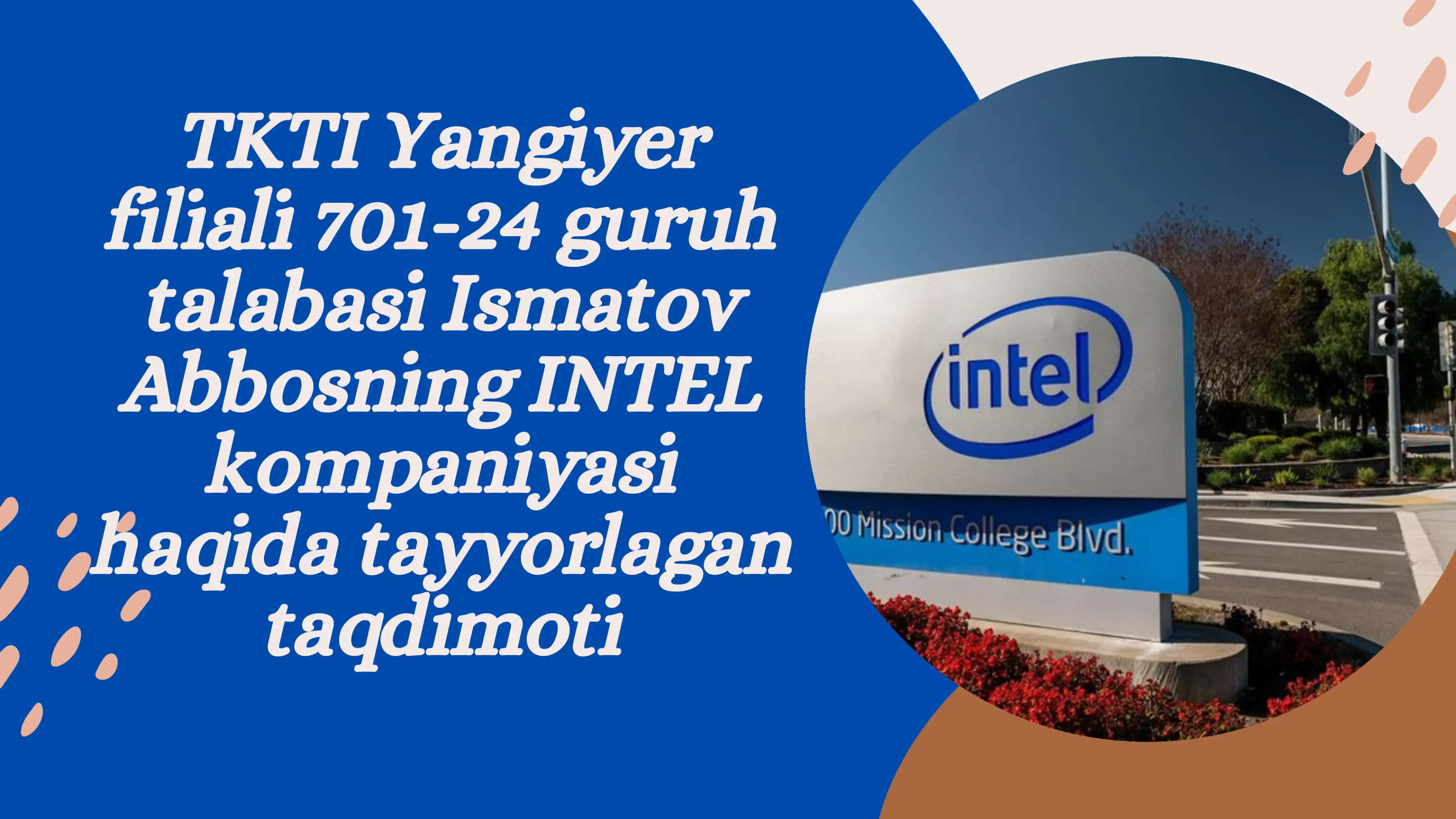 INTEL kompaniyasi taqdimoti