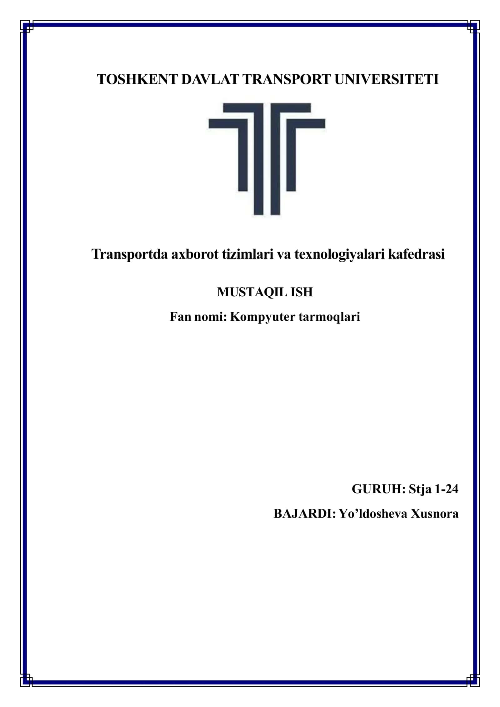 Kompyuter tarmoqlari