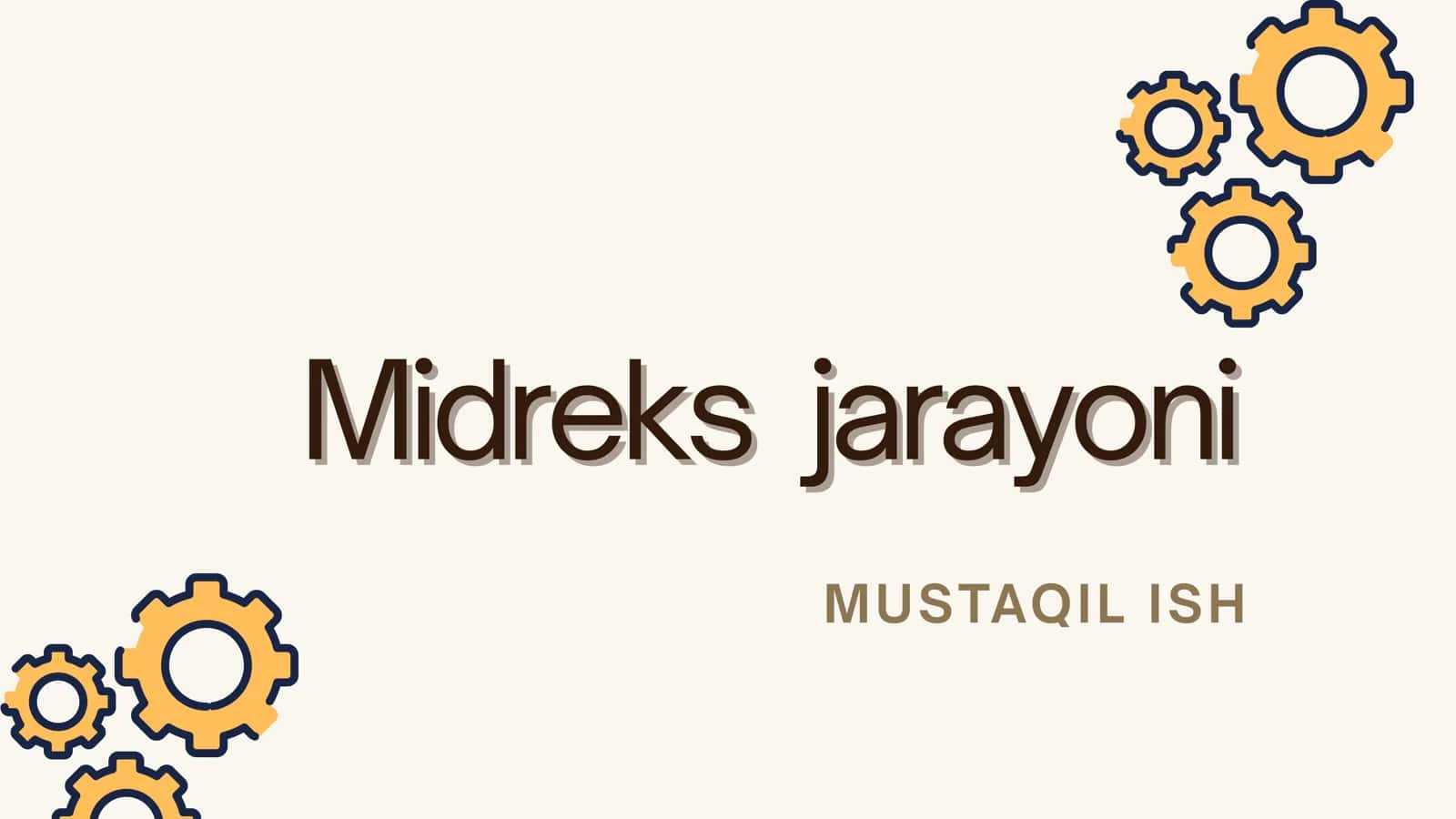 Midreks jarayoni