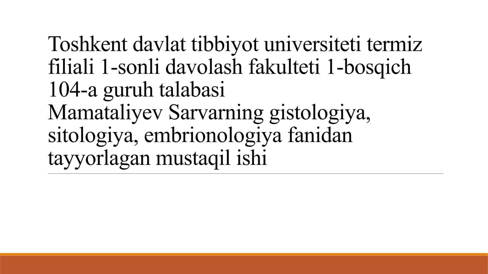 Hujayra populyatsiyalarining turlari: statik, o‘suvchi, yangilanuvchi. Apoptoz - dasturlashtirilgan hujayra o‘limi va mitozning aksi. To‘qimalarning fiziologik va reparative regeneratsiyasi.To‘qimalar o‘zgaruvchanligi chegaralari