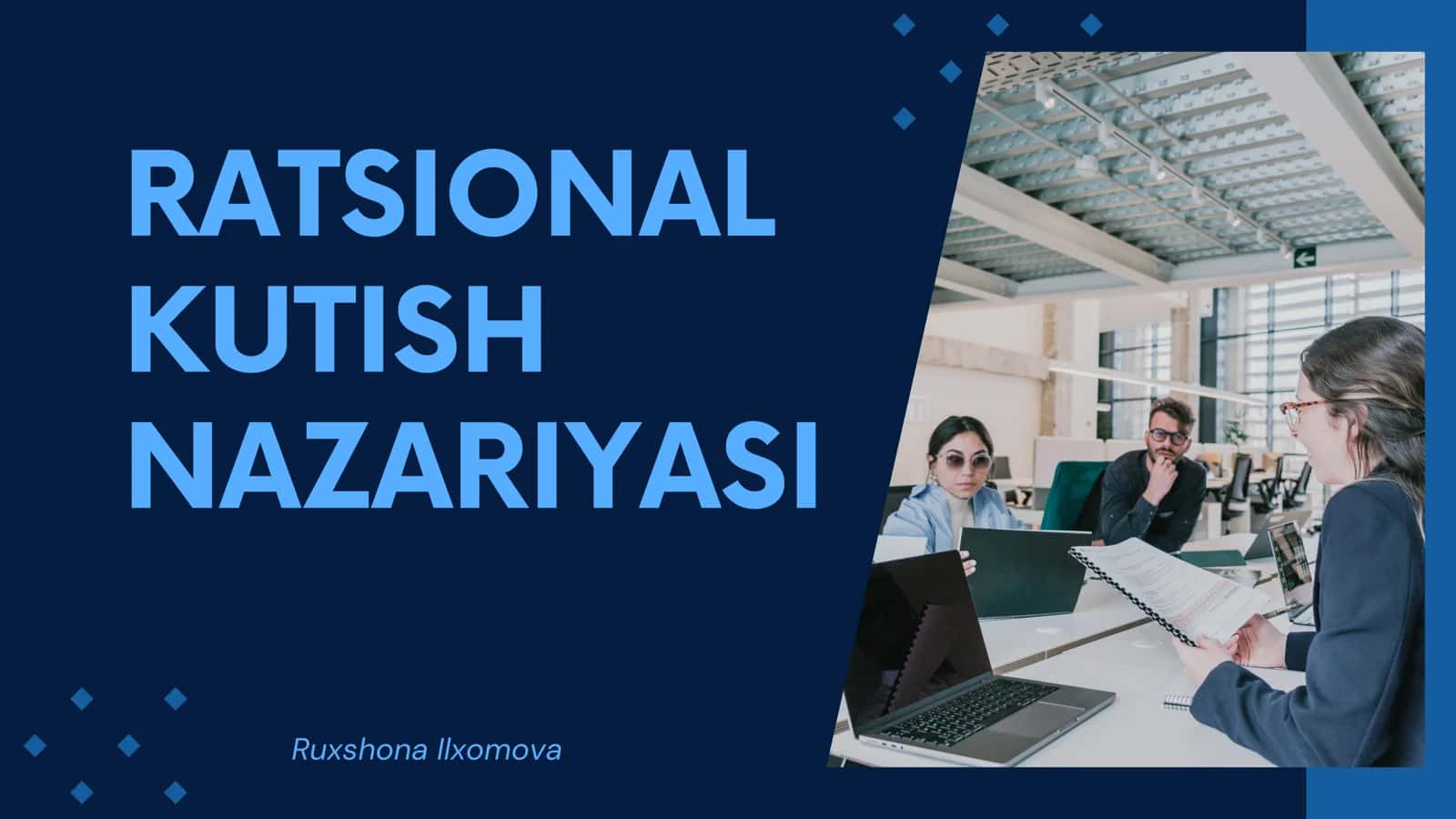 Ratsional kutish nazariyasi (Rational Expectations Theory)