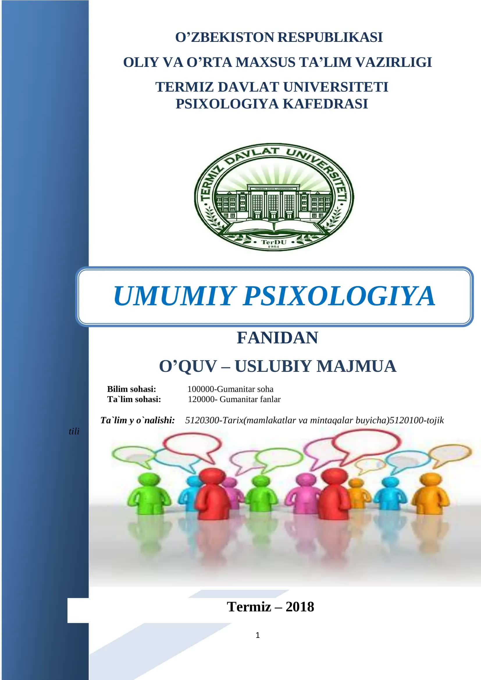 UMUMIY PSIXOLOGIYA