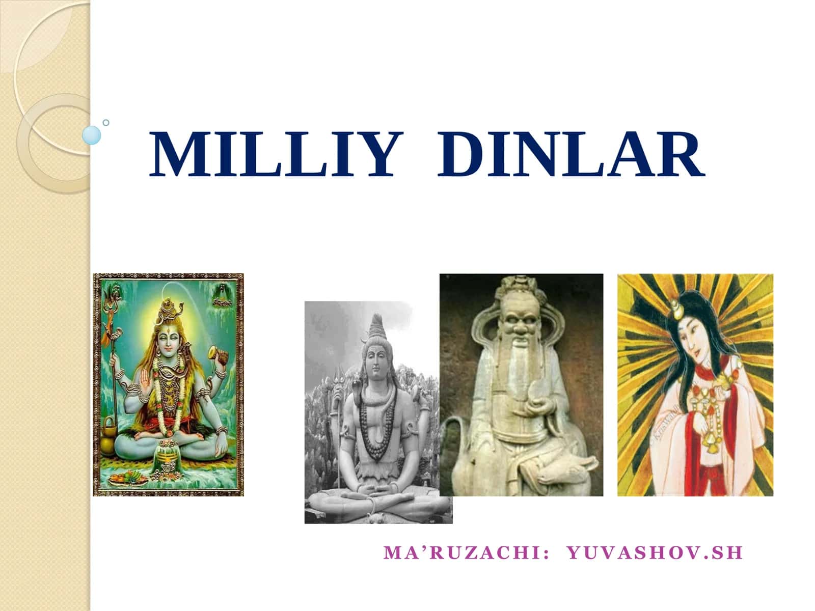 MILLIY DINLAR