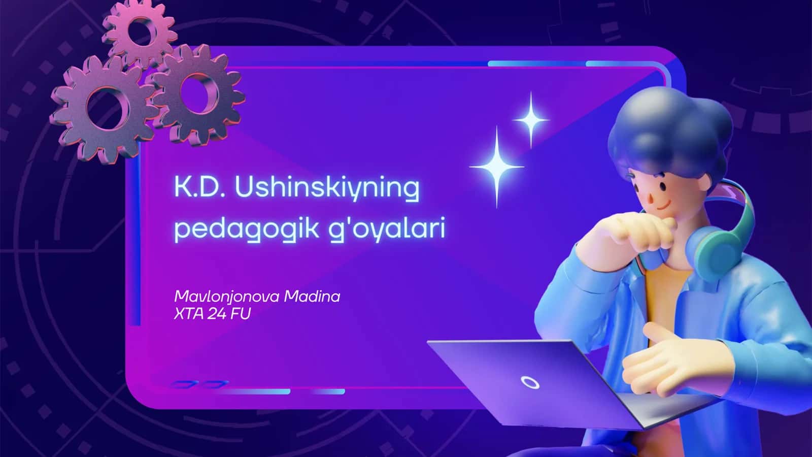 K.D. Ushinskiyning pedagogik g'oyalari