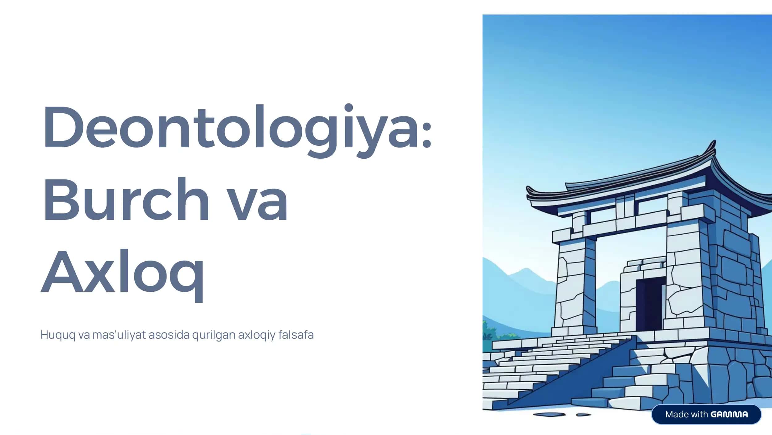 Deontologiya