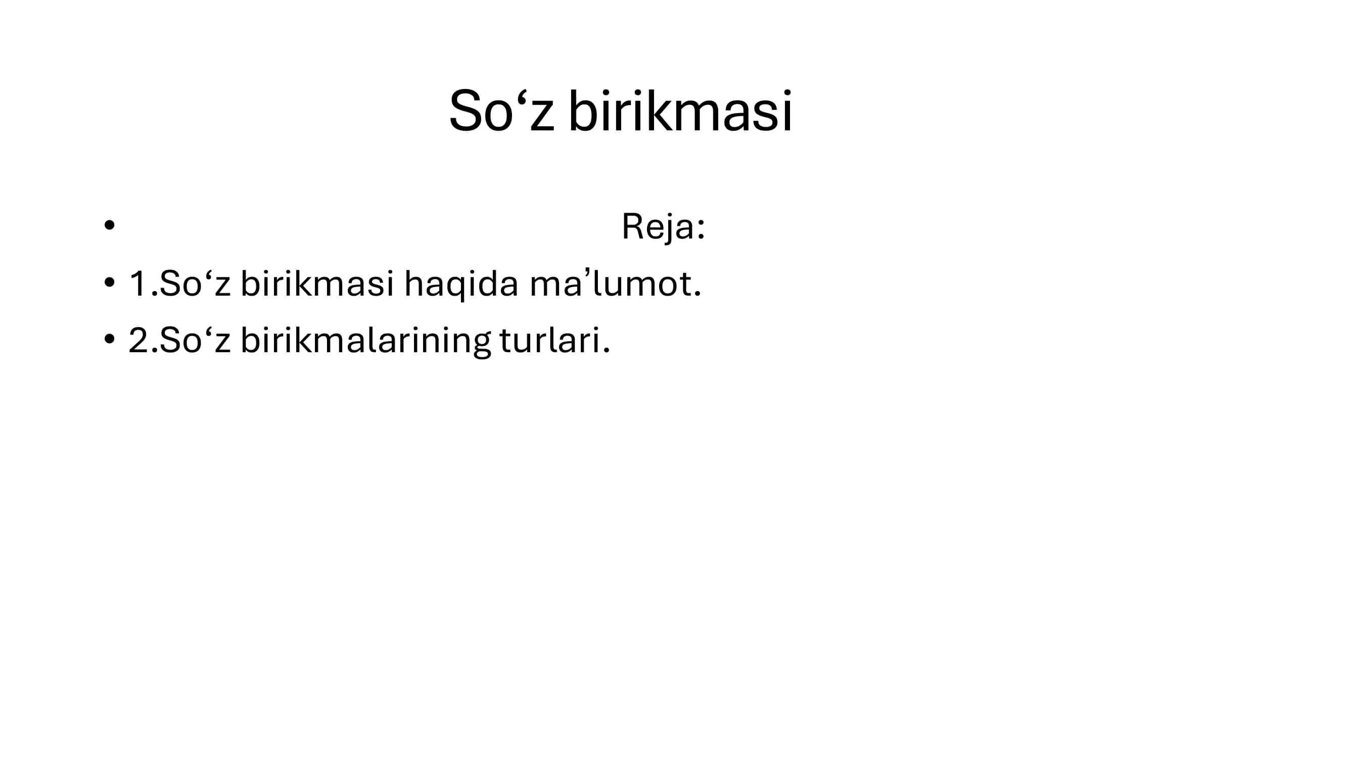 so'z birikmasi