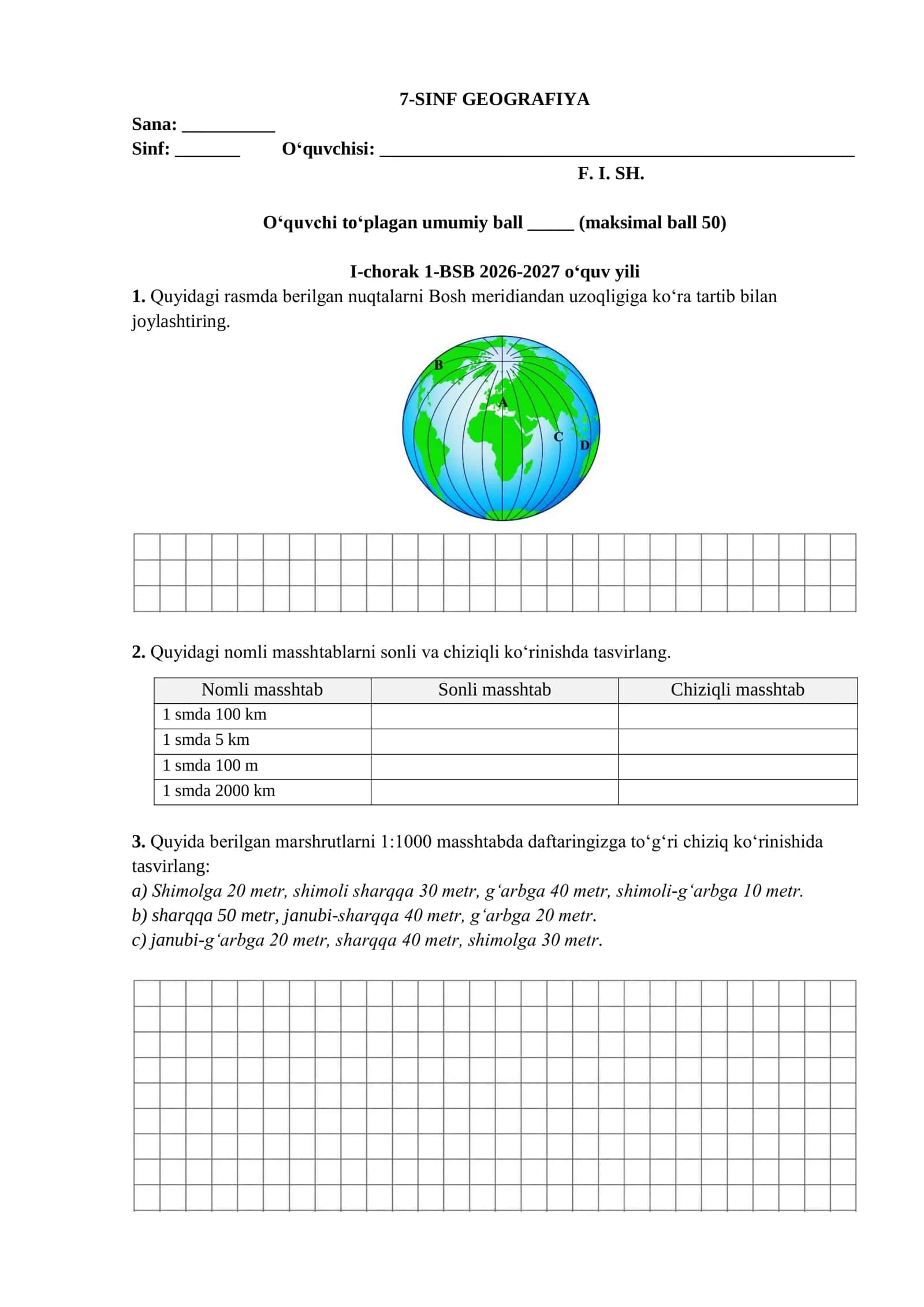 I-BSB 7-Geografiya
