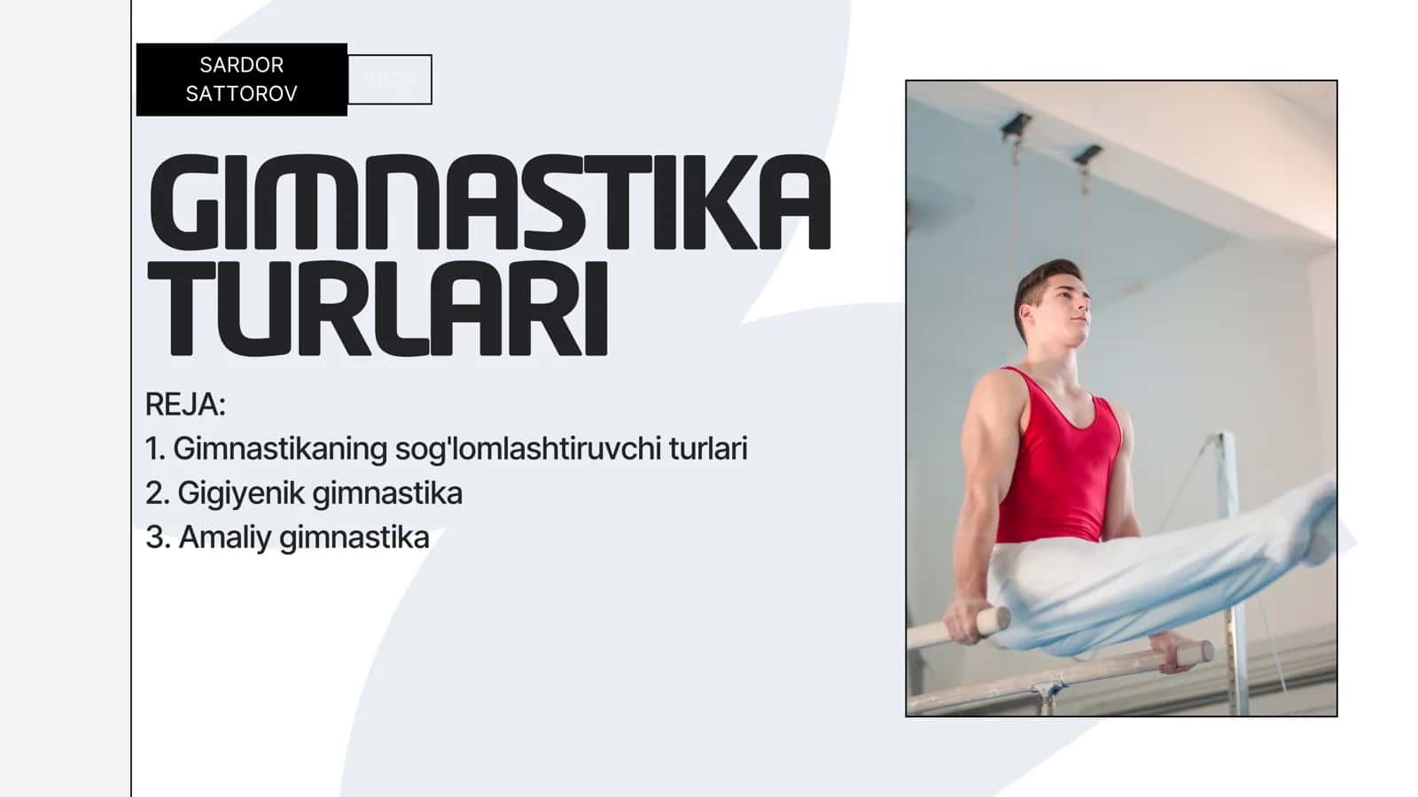 GIMNASTIKA TURLARI