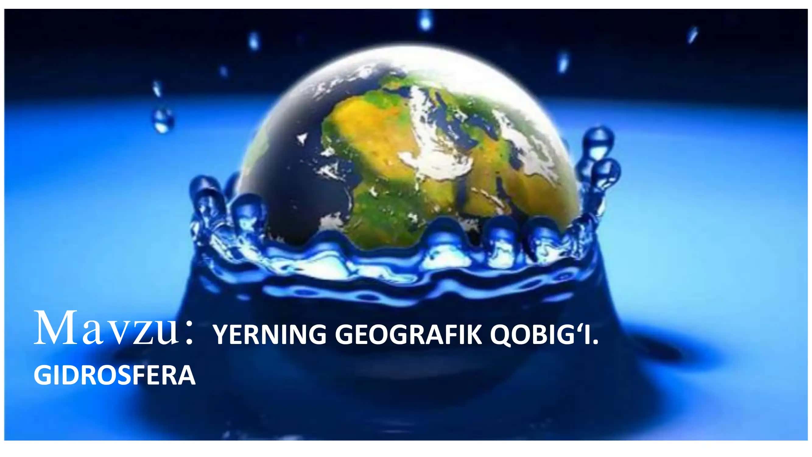YERNING GEOGRAFIK QOBIG‘I