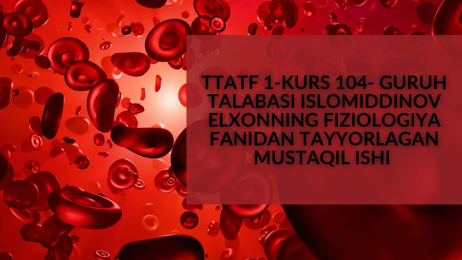 Fiziologiyadan slayd