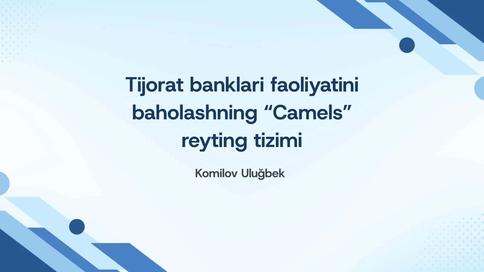 Camels tizimi