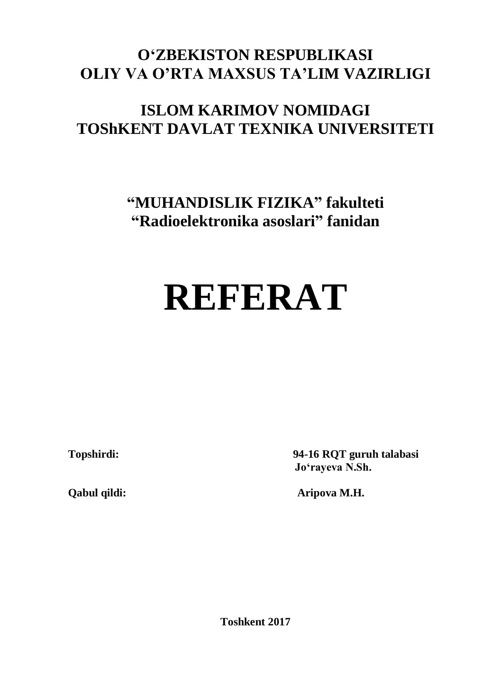 Raqamli modulyatsiya va demodulyatsiya