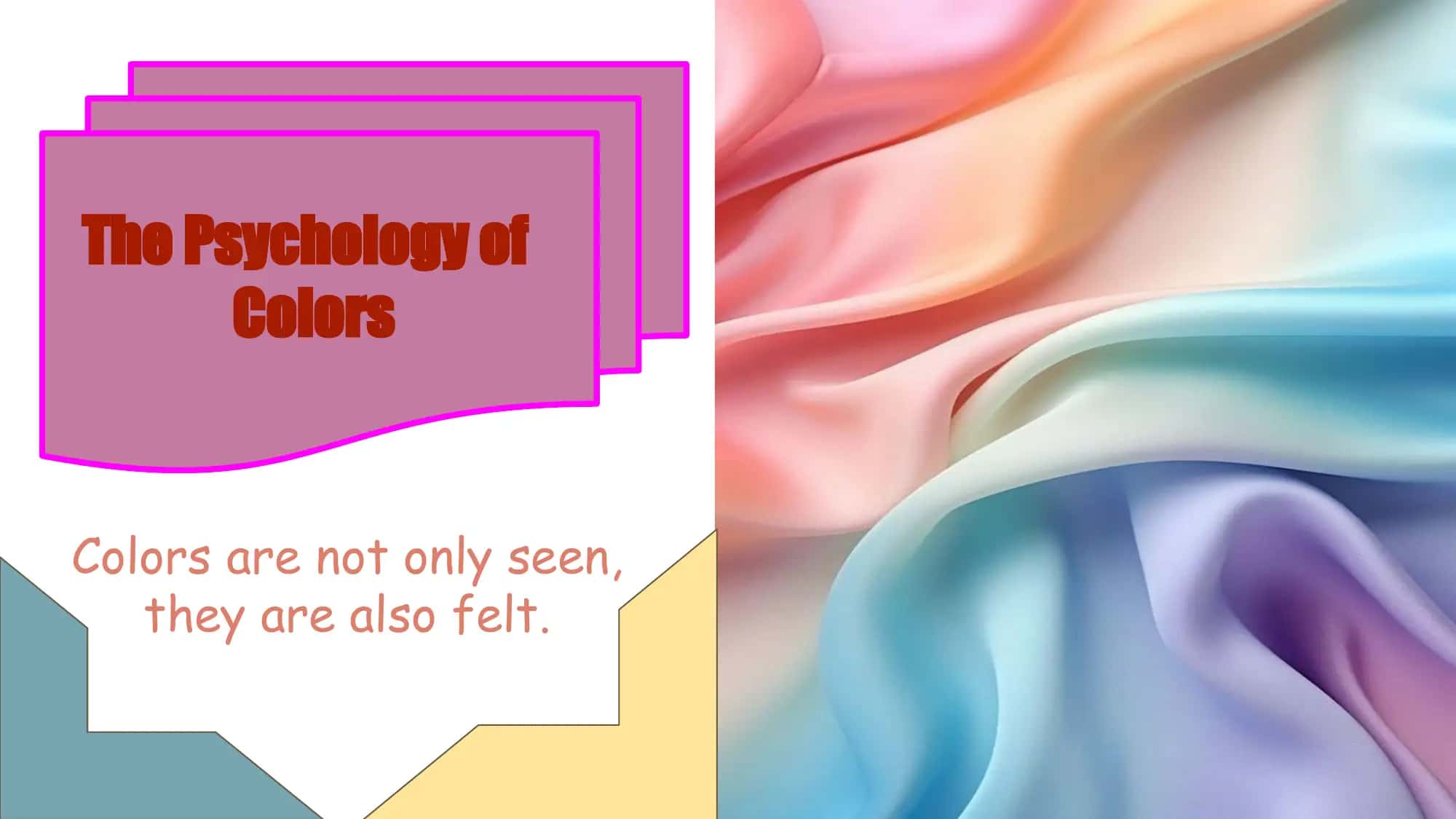 The Psychology of Colors
