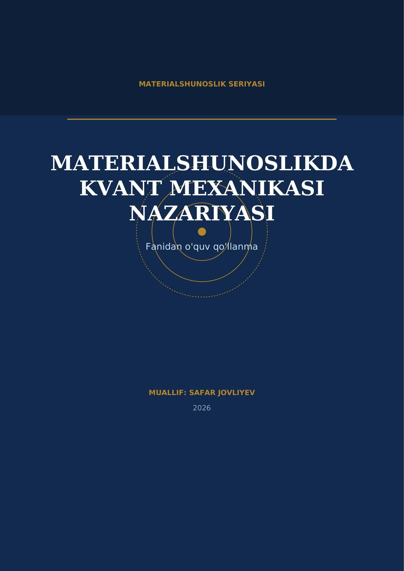MATERIALSHUNOSLIK SERIYASI