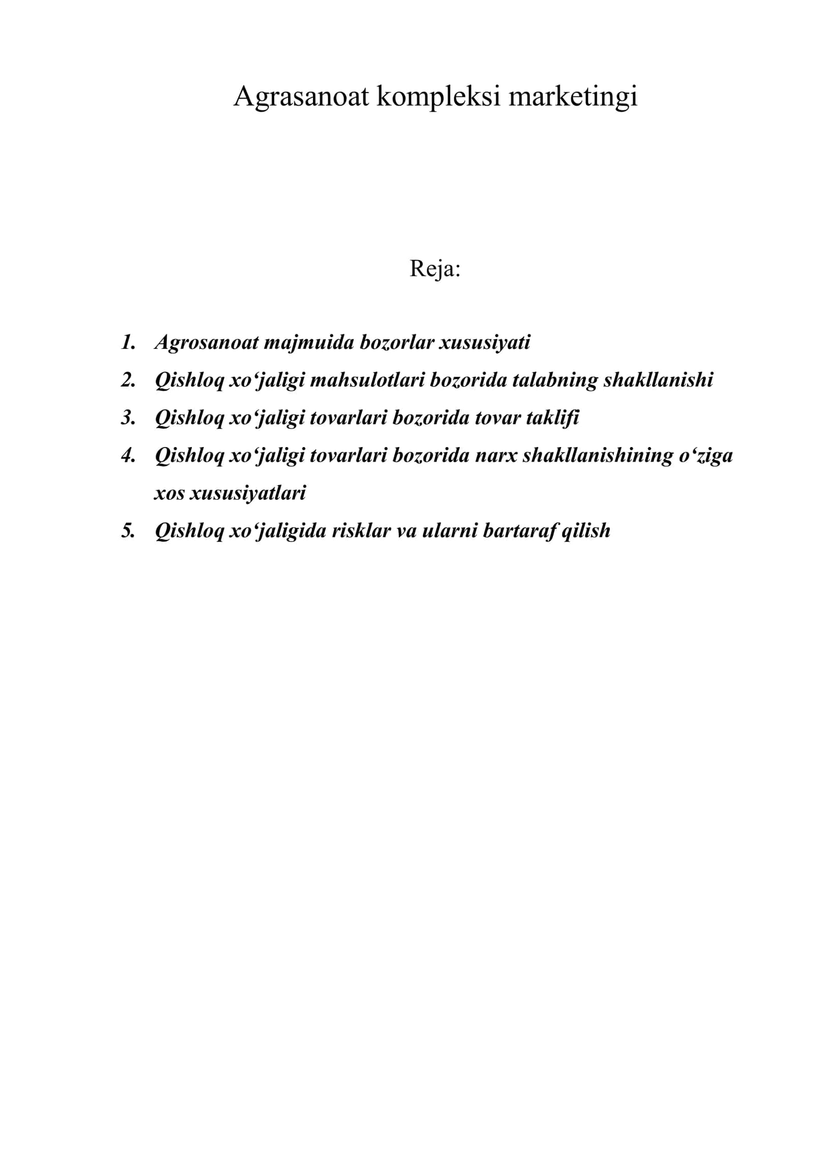 Agrasanat kompleksi marketingi