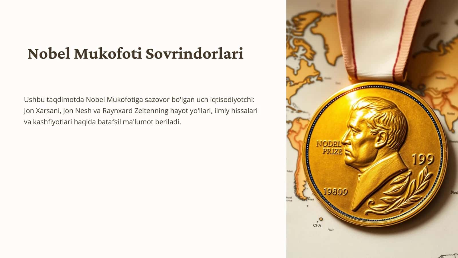 Nobel Mukofoti Sovrindorlari