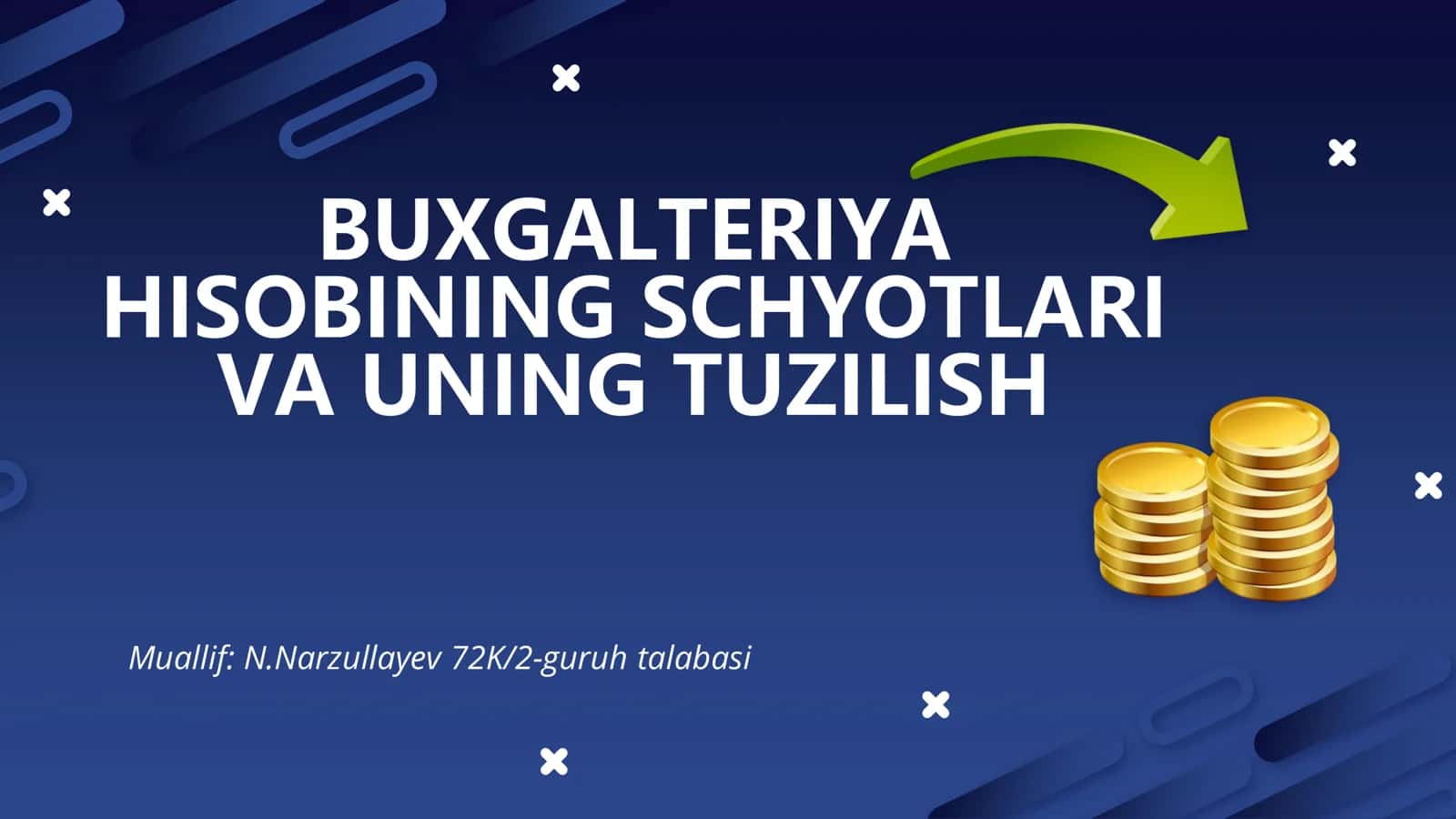 Iqtisodiyot buxgalteriya va schyotlar