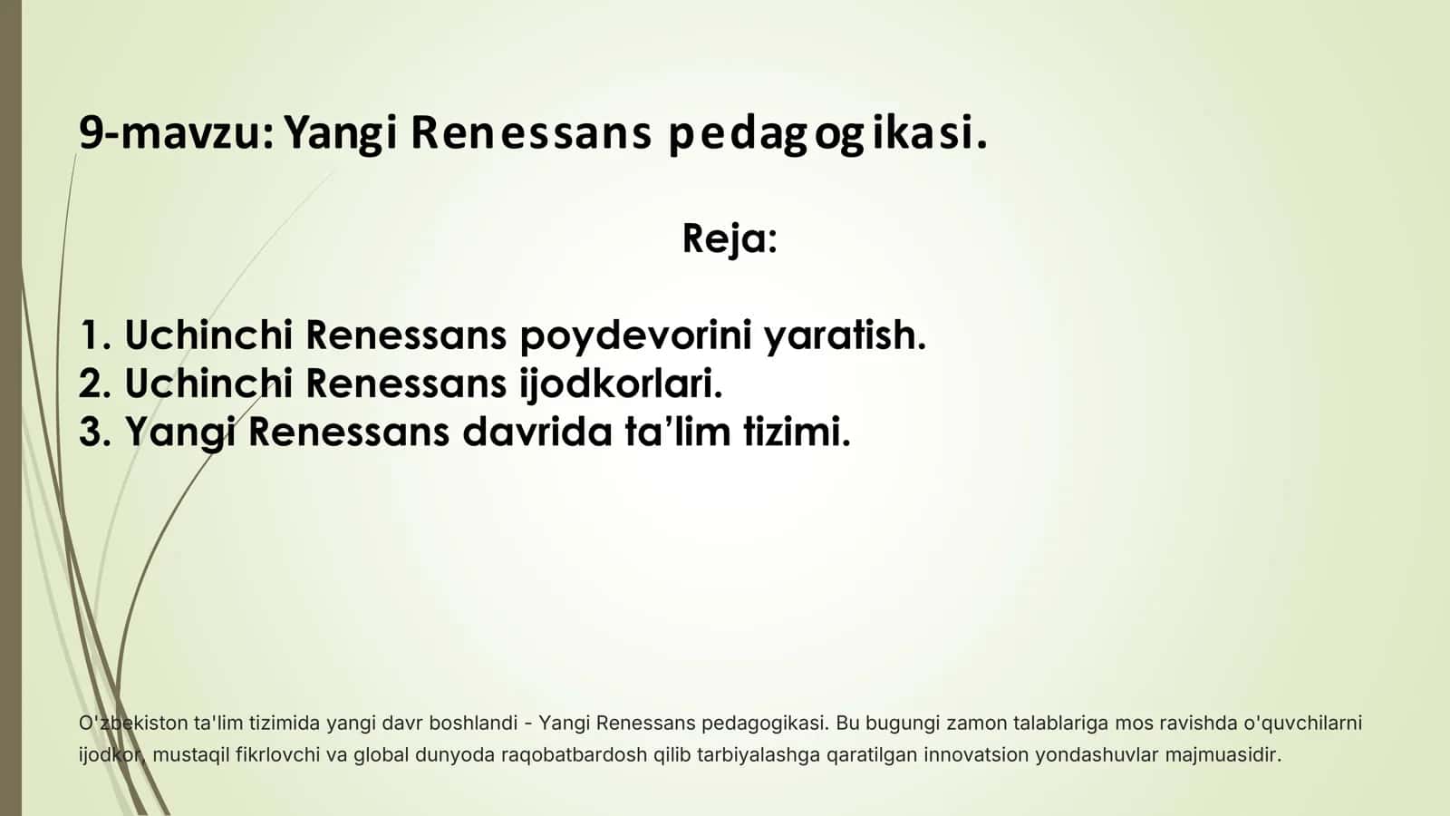 Yangi Renessans pedagogikasi