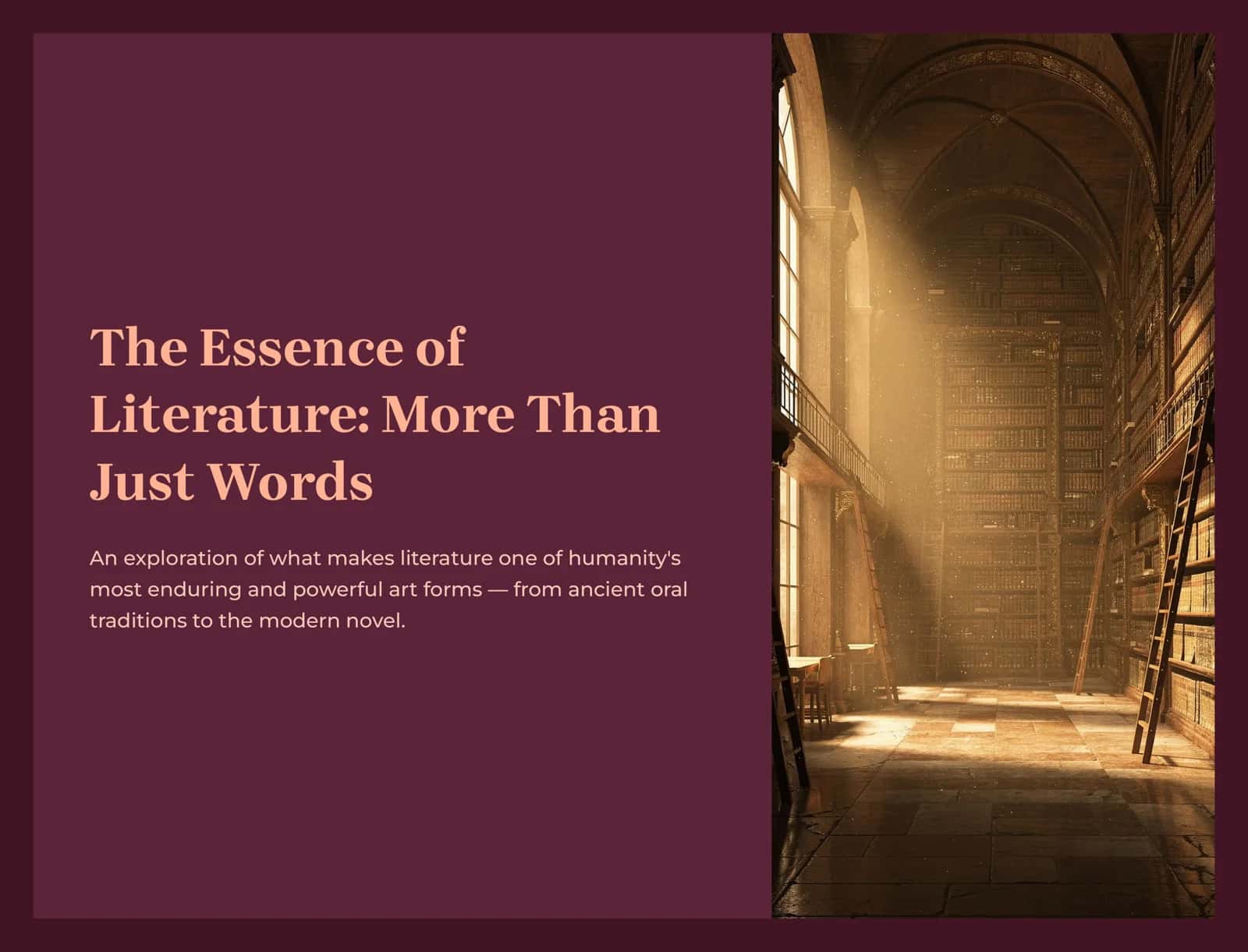 What is Literature? A World of Written Art