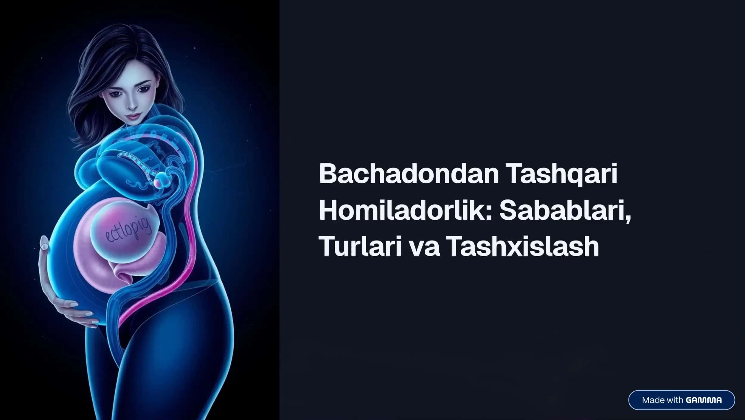 Bachadondan Tashqari Homiladorlik