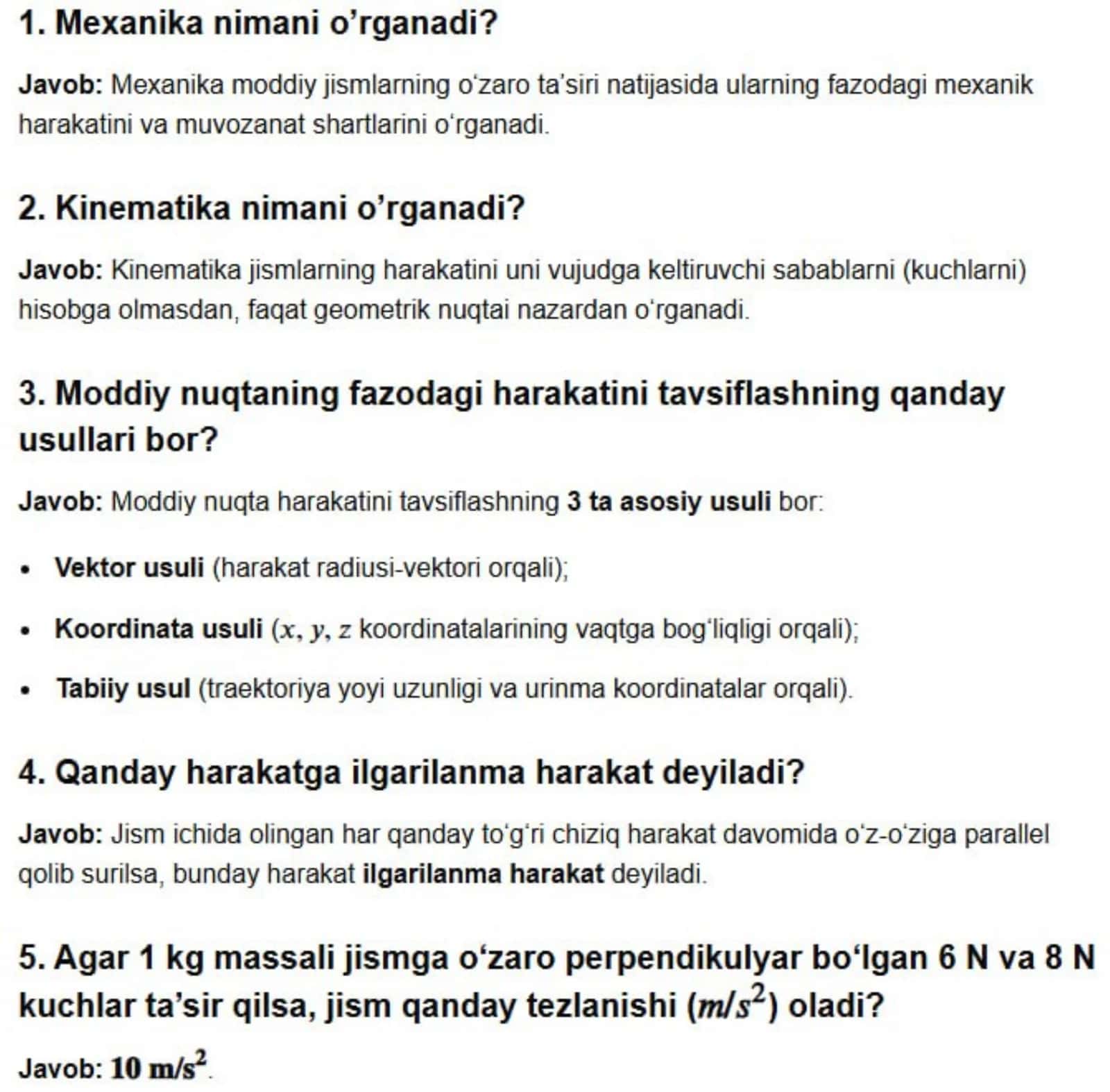 fizika test