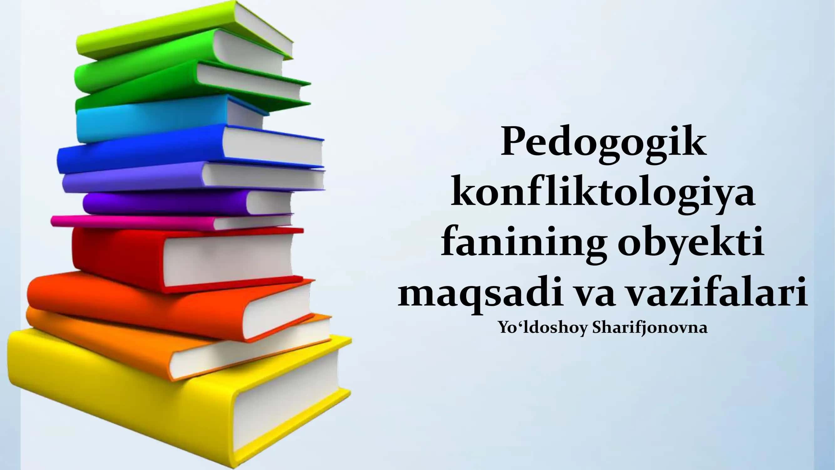 Pedagogik konfliktologiya fanining ob'ekti