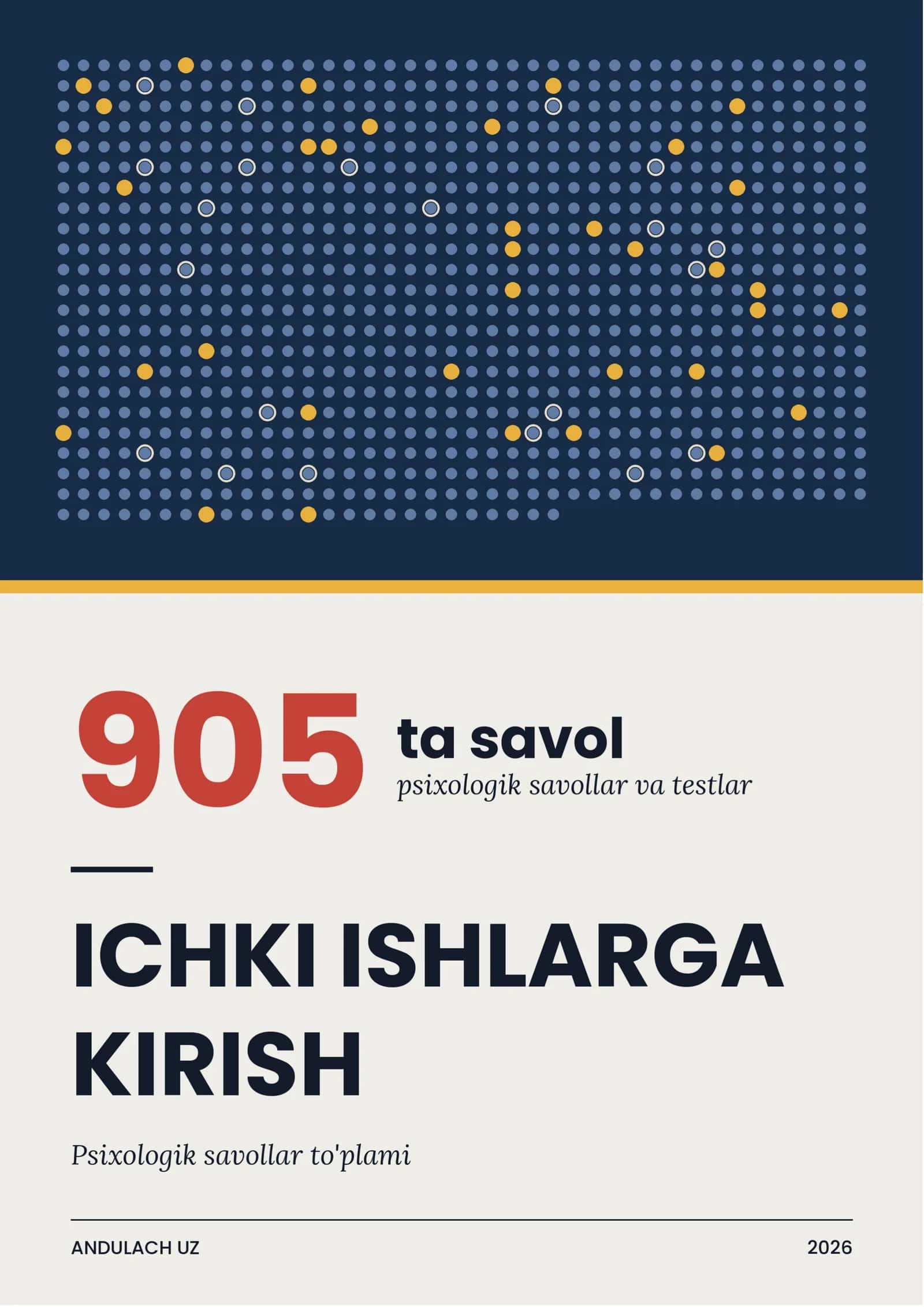 Ichki ishlarga kirish — psixologik savollar to'plami. Psixologik savollar, vaziyatli va IQ testlar