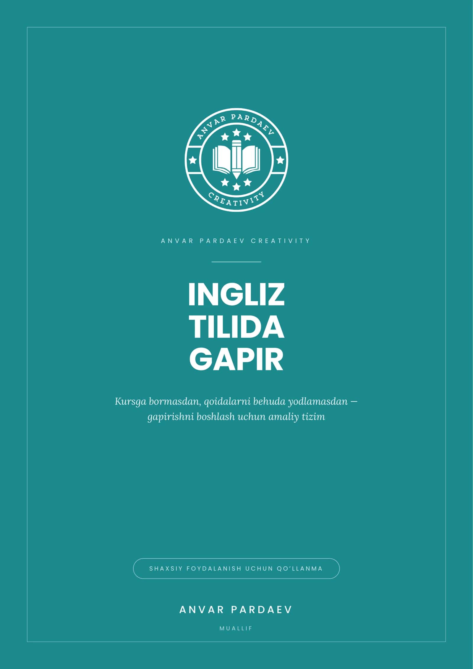 Ingliz tilida gapir — B1 dan B2 gacha amaliy qo'llanma | 106 bet, mashqlar va javoblari bilan