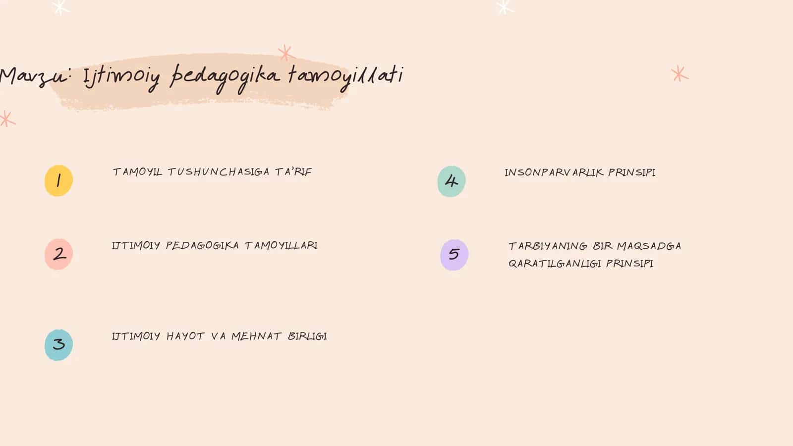 Ijtimoiy pedagogika tamoyillari