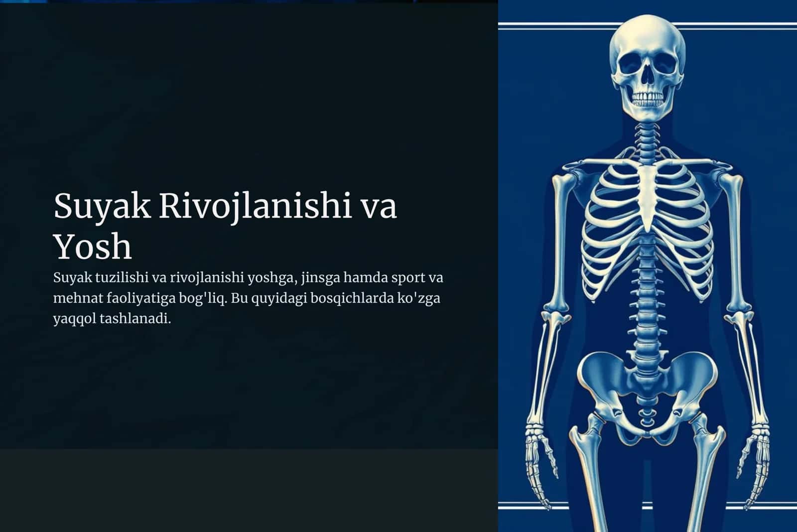 Suyak Rivojlanishi va Yosh