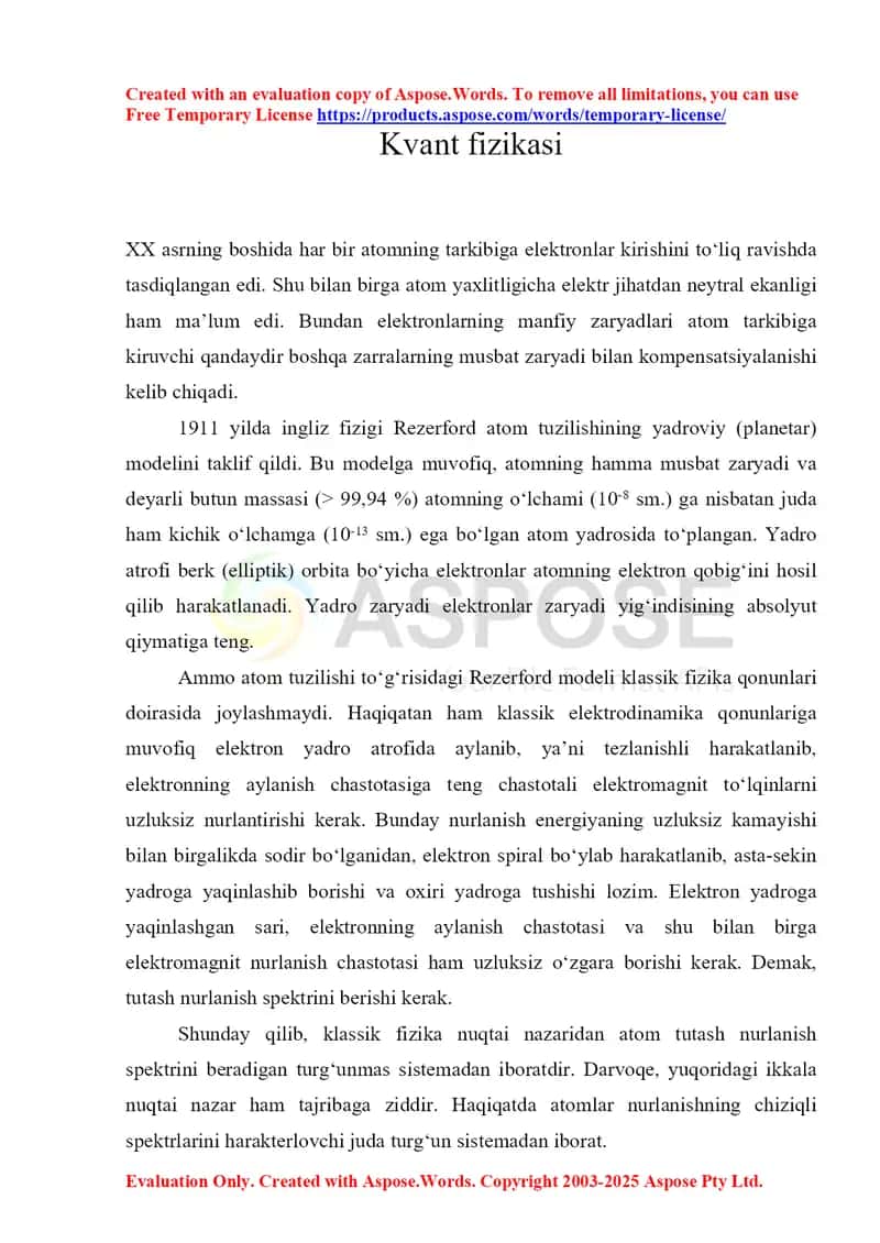 Kvant fizikasi