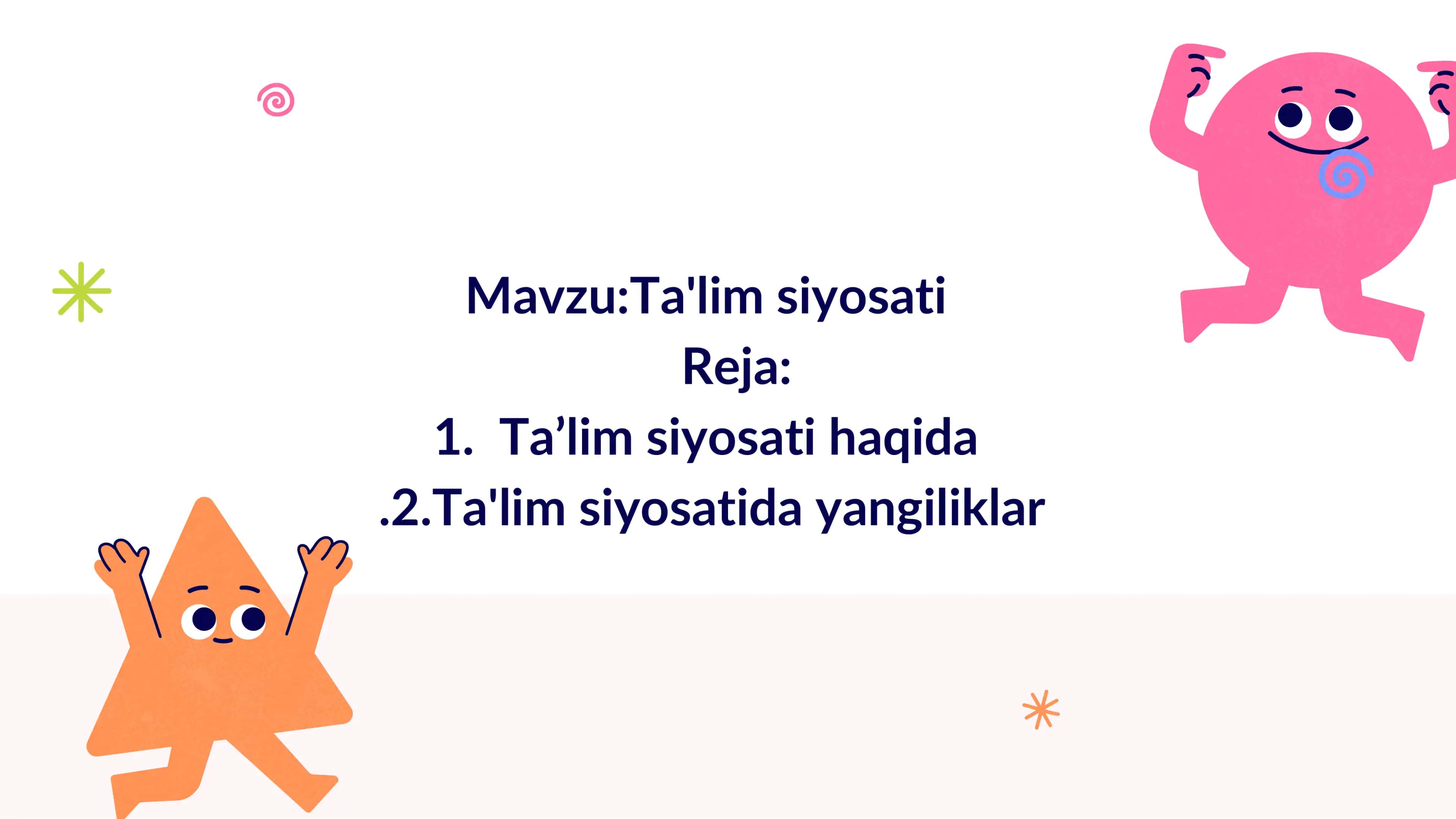 Ta'lim siyosati