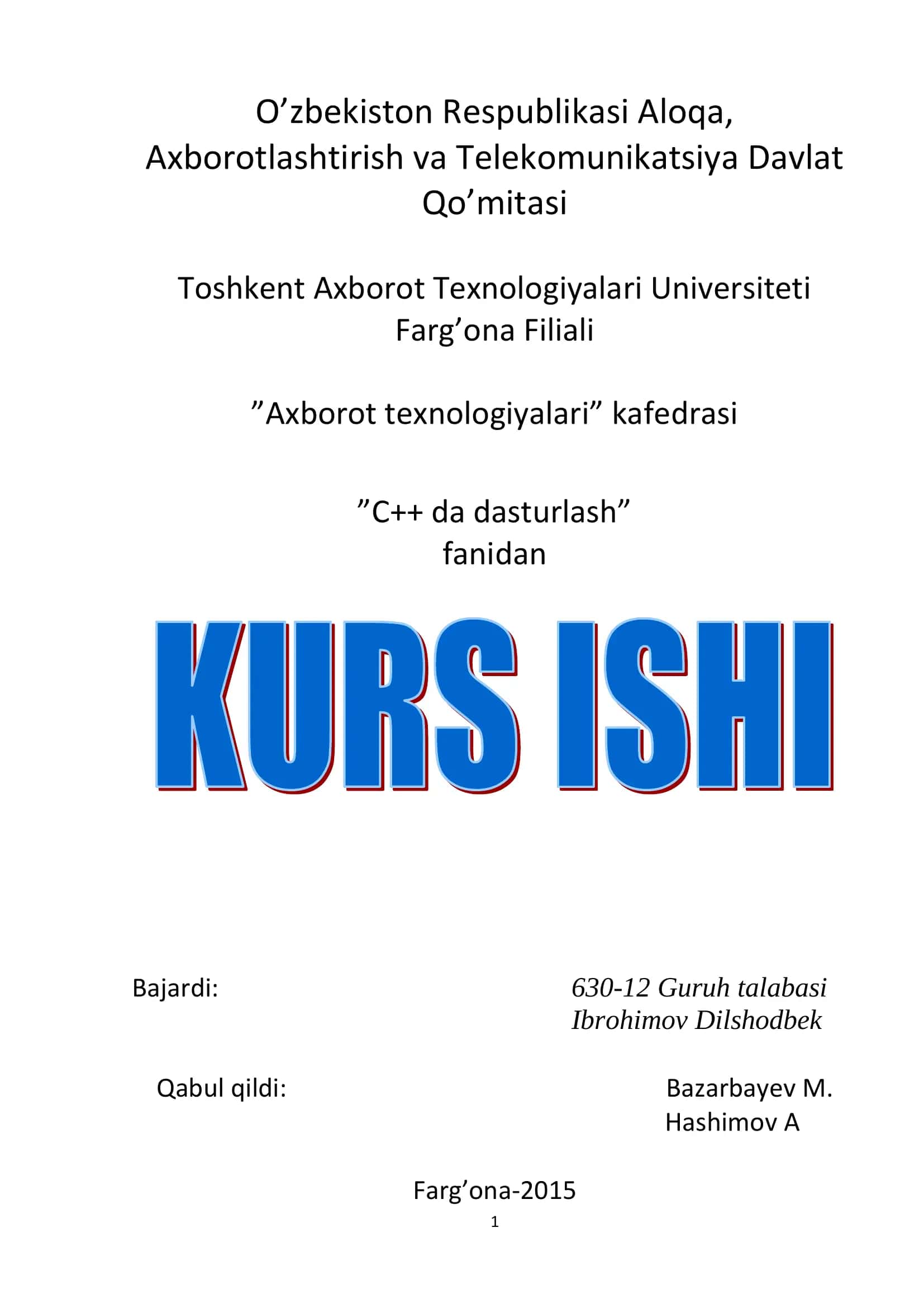 OPTIK ALOQA LINIYALARINI LOYIHALASHTIRISH KURSI