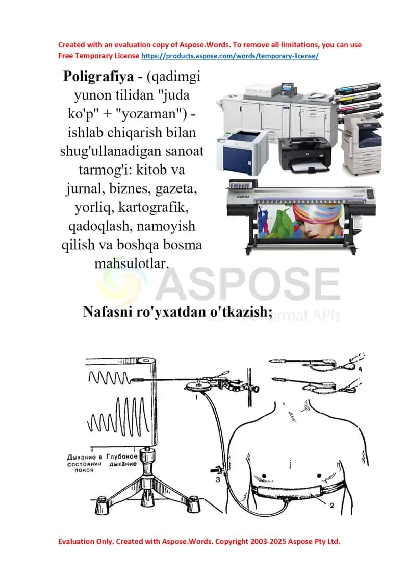 Tibbiy diagnostika usullari (elektrodiagnostika va tomografiya texnologiyalari)