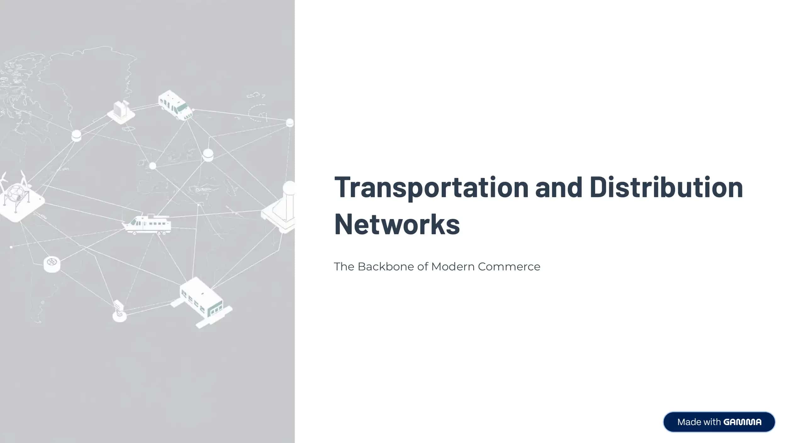 Transportation and Distribution Networks