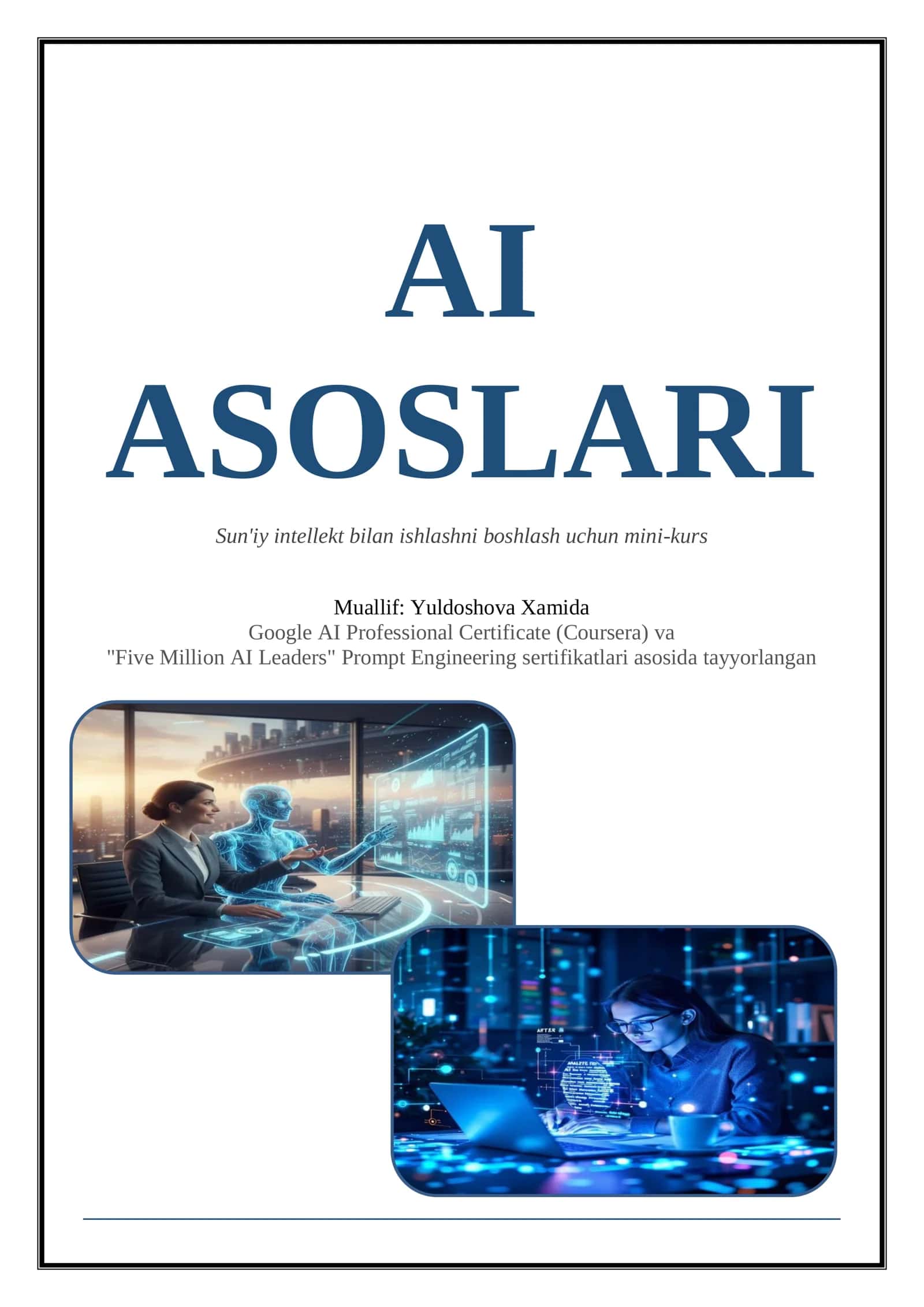 Ai asoslari minni kurs