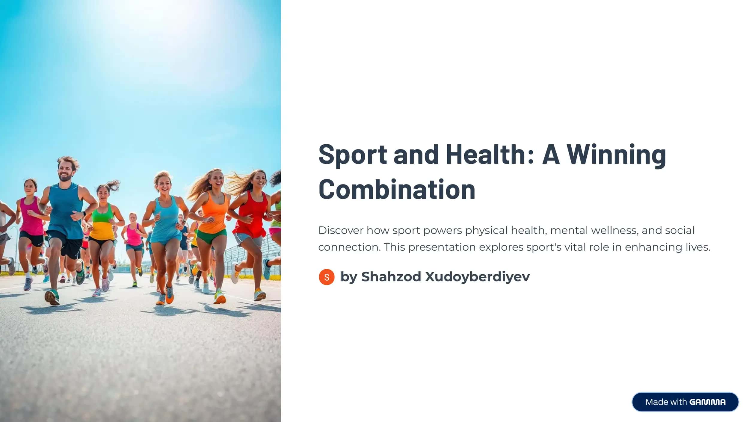 Sport and Health