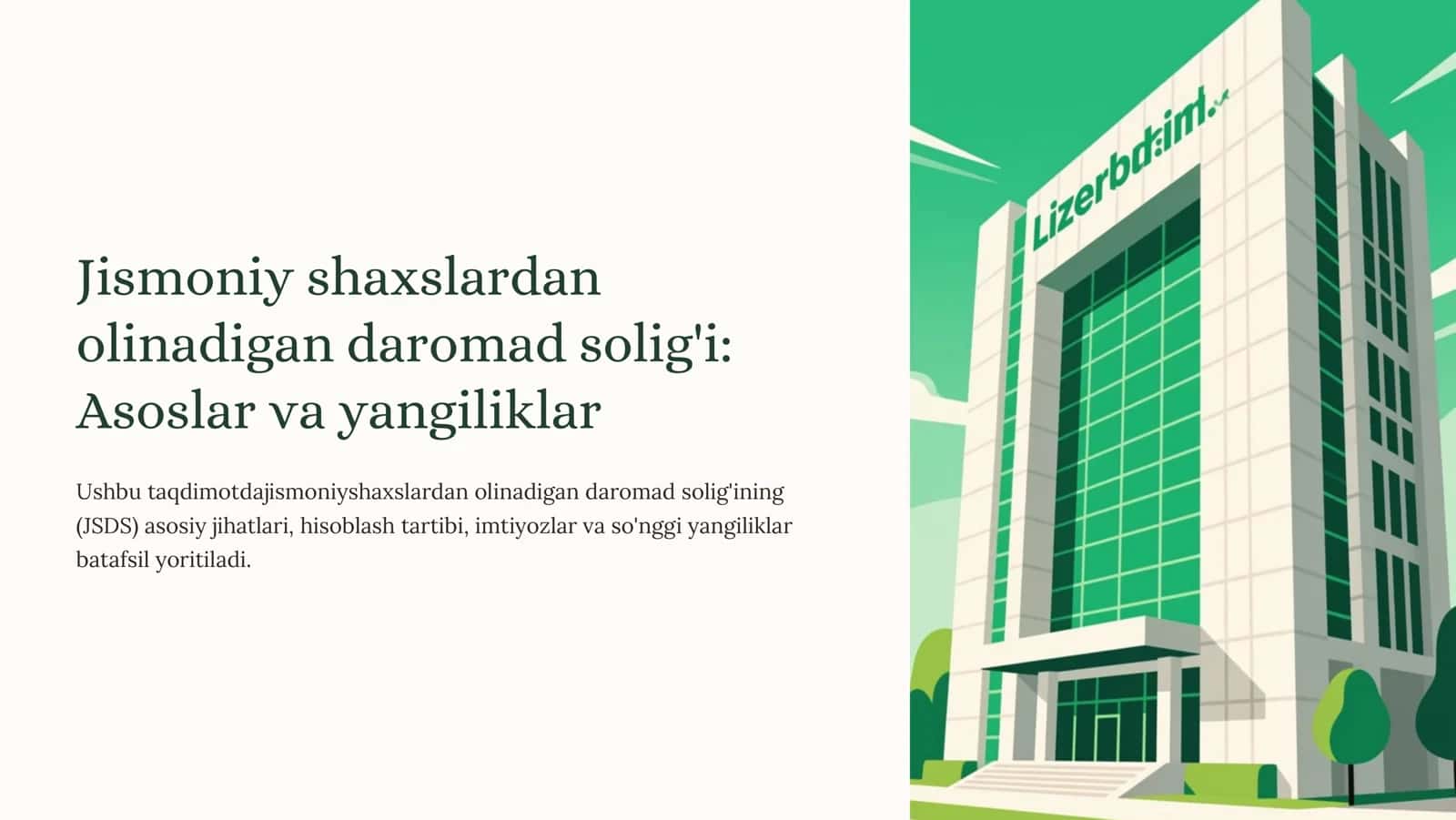Jismoniy shaxslardan olinadigan daromad solig'i