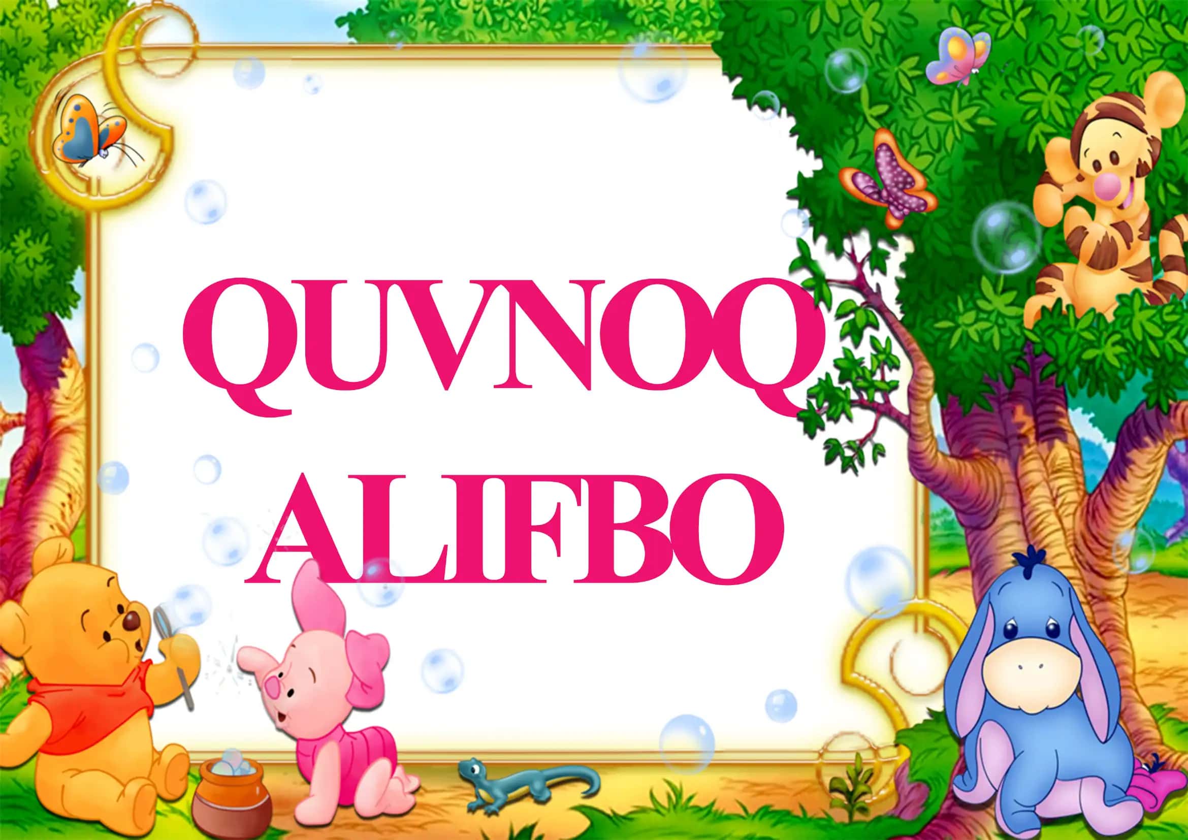 logopedik albom quvnoq alifbo