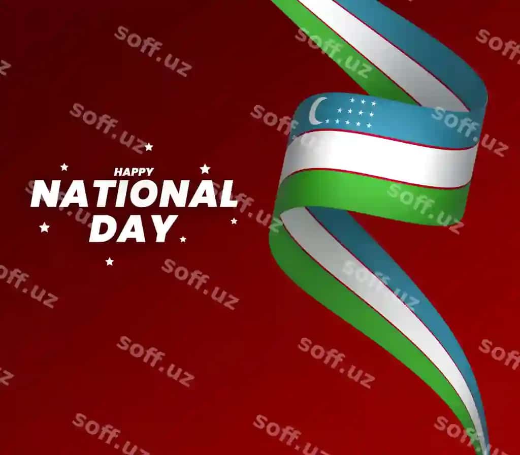 Oʻzbekiston bayroq elementi dizayni mustaqillik kuni bayrogʻi | Uzbekistan flag element design national independence day banner